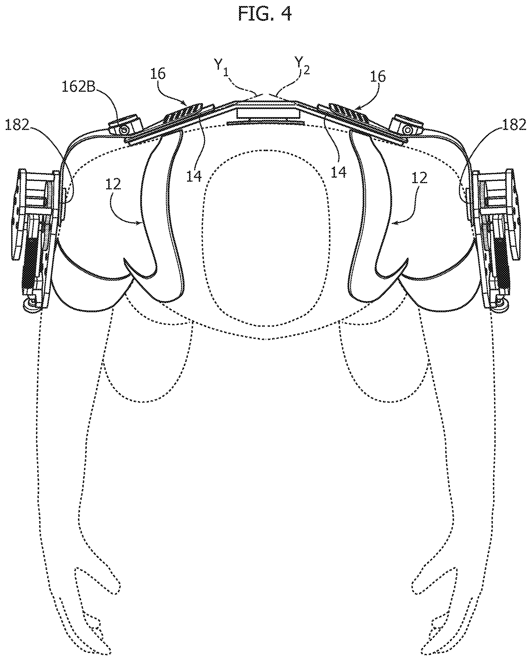Patent US12318923 Figure 4 – System for assisting an operator in exerting efforts