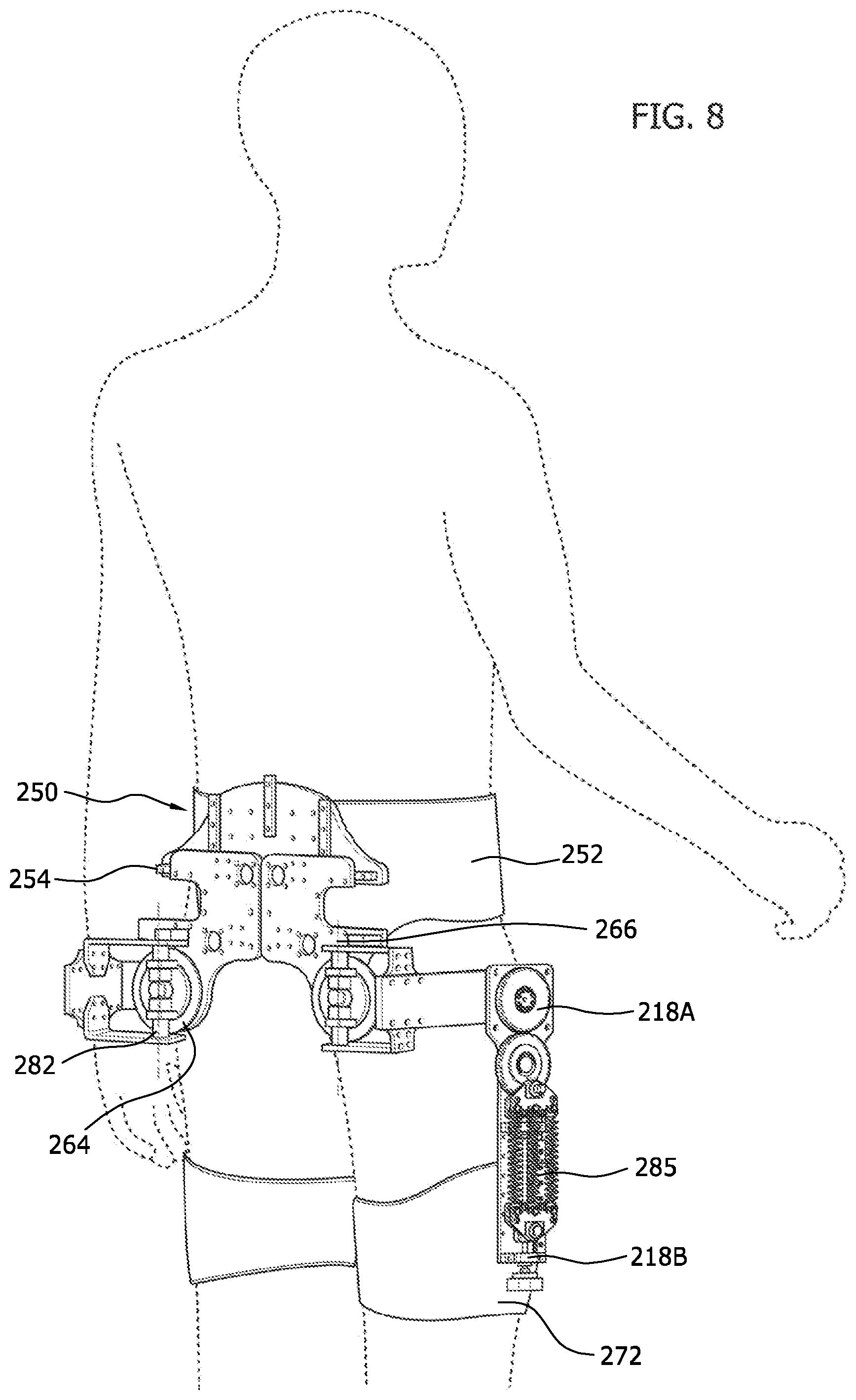 Patent US12318923 Figure 11 – System for assisting an operator in exerting efforts