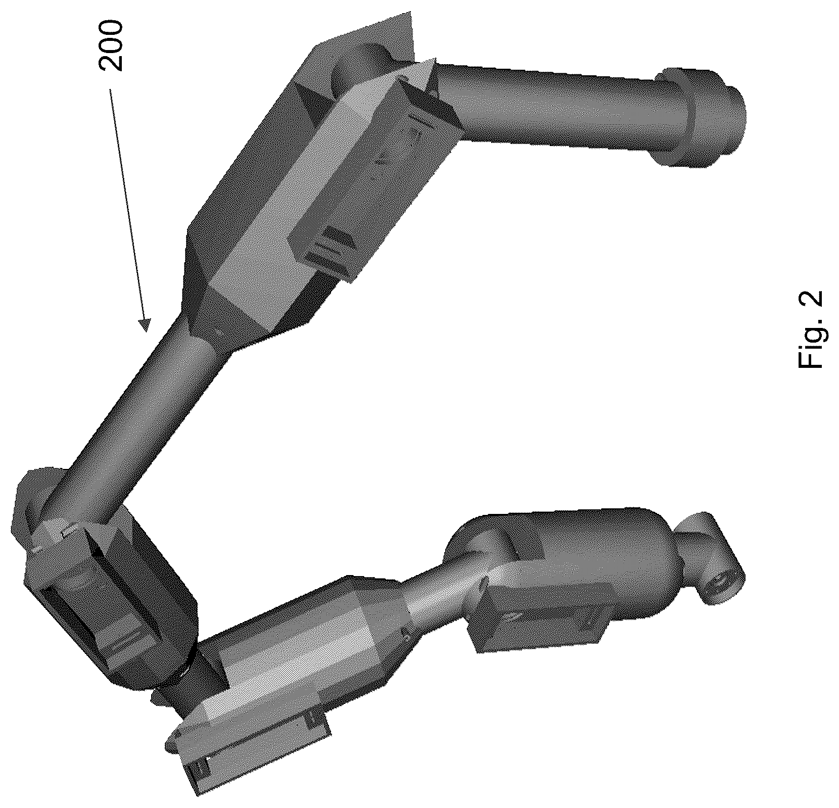 Patent US12318924 Figure 2 – Robotic arm and modularized segment