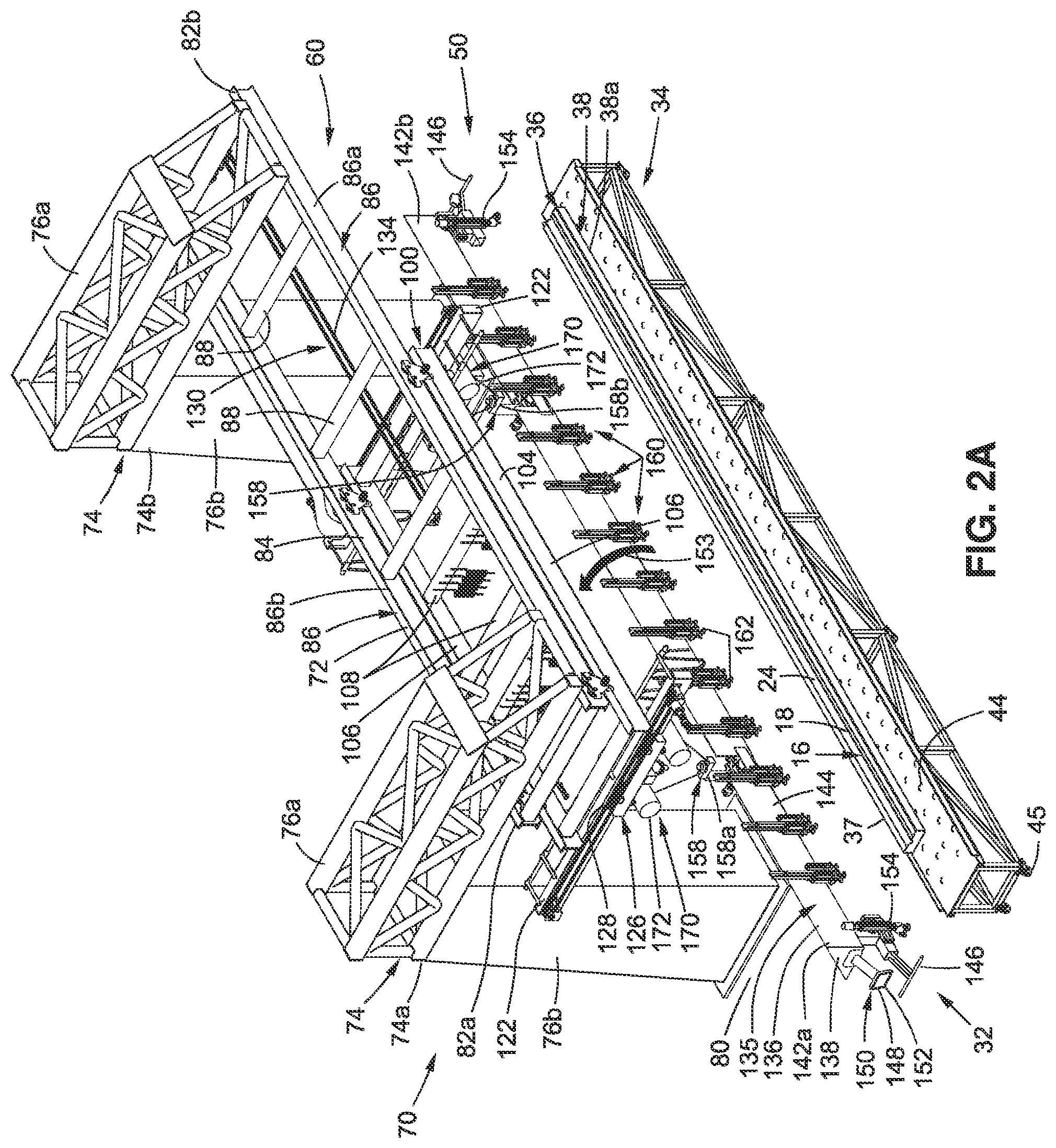 Patent US12318926 Figure 2 – Pick-and-place system and method for transferring and installing a contoured composite structure