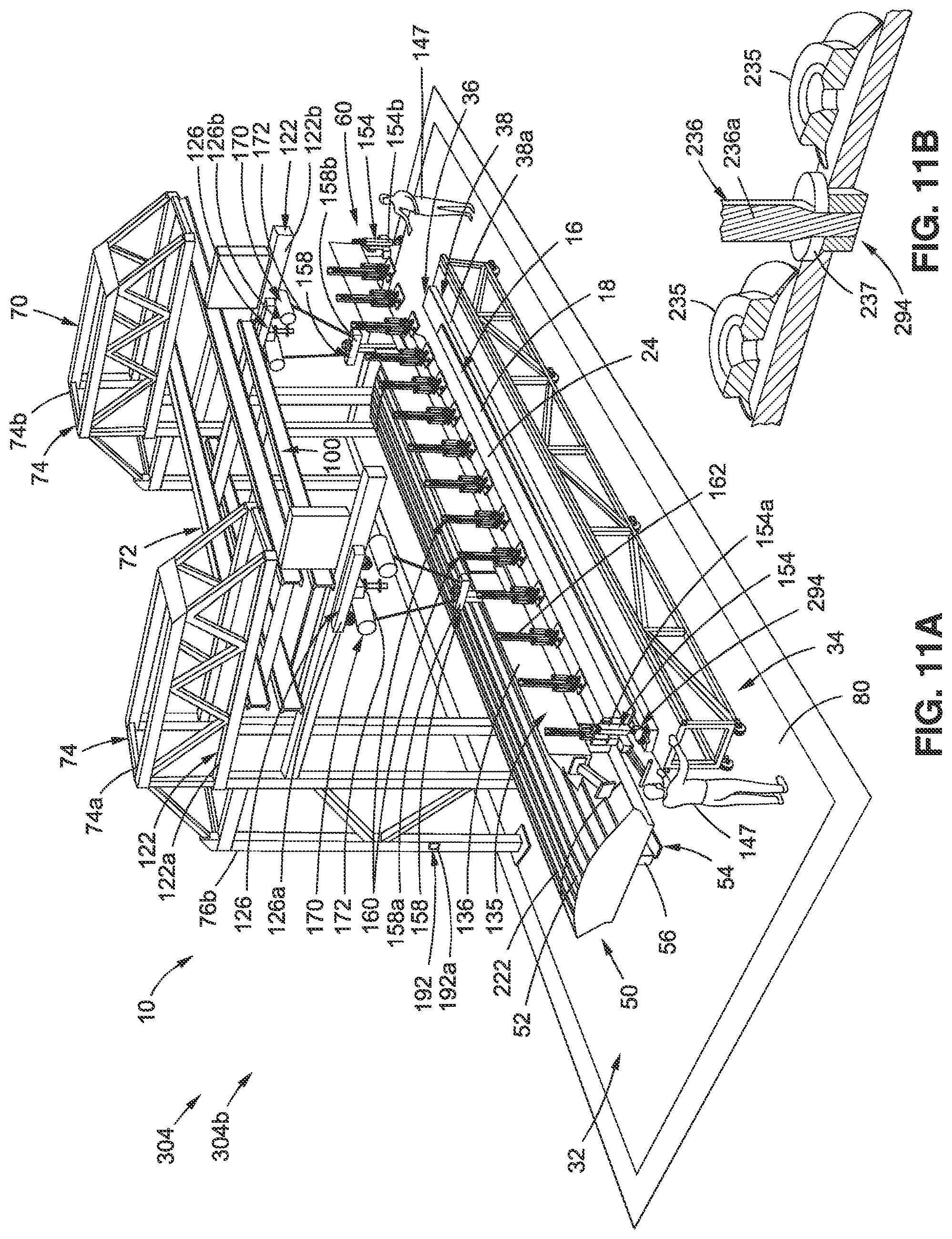 Patent US12318926 Figure 19 – Pick-and-place system and method for transferring and installing a contoured composite structure