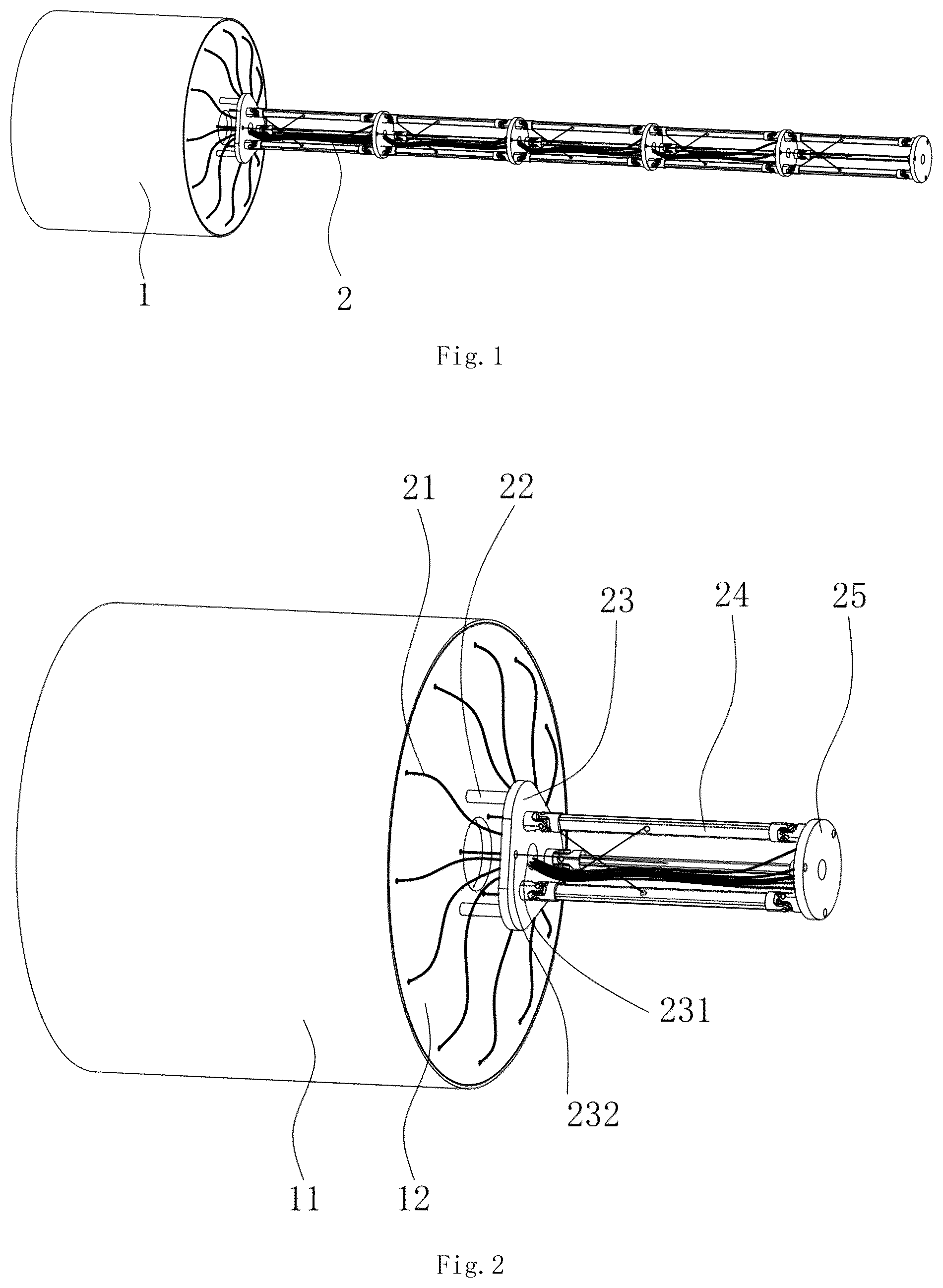 Patent US12318927 Figure 1 – High-accuracy snake arm with large load and long-distance radiation resistance
