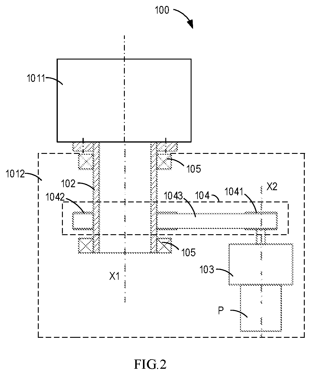 Patent US12318929 Figure 2 – Robot and assembly method thereof