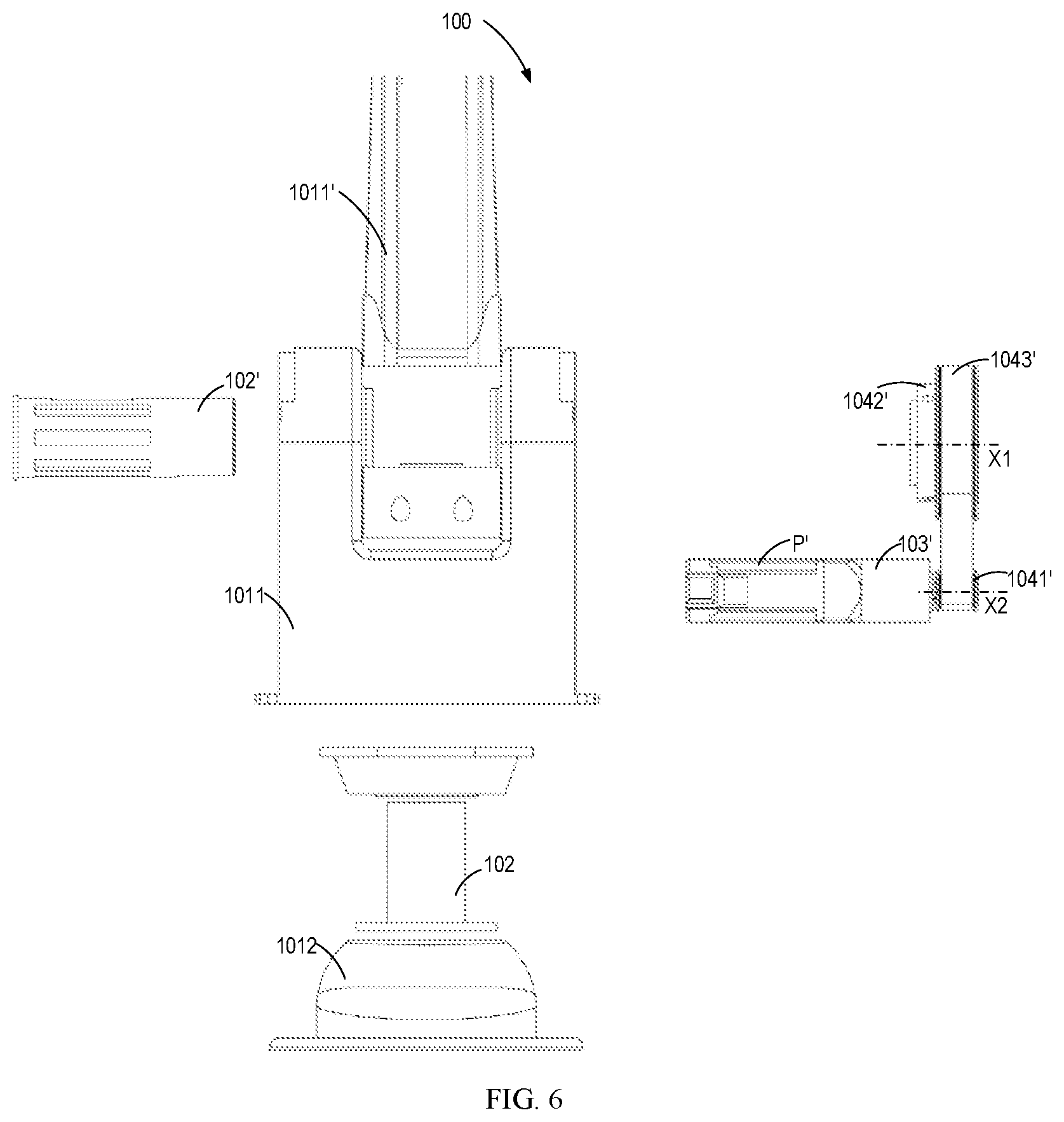Patent US12318929 Figure 6 – Robot and assembly method thereof