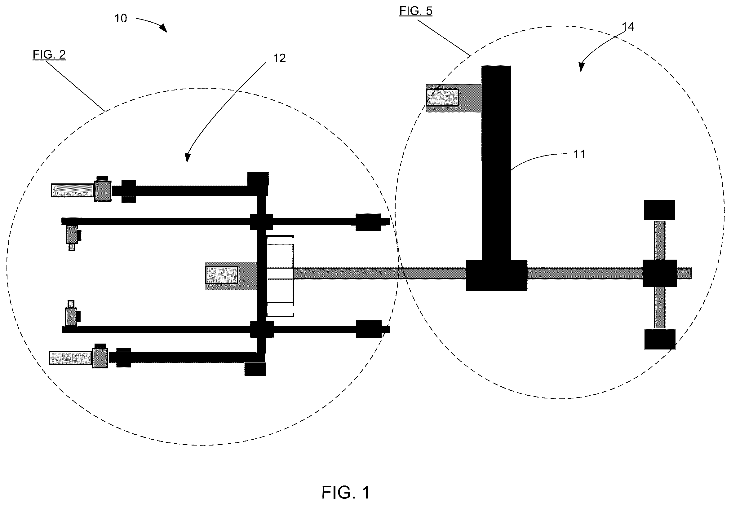 Patent US12318932 Figure 1 – System, method and apparatus for providing a work platform for use with an unmanned aerial vehicle