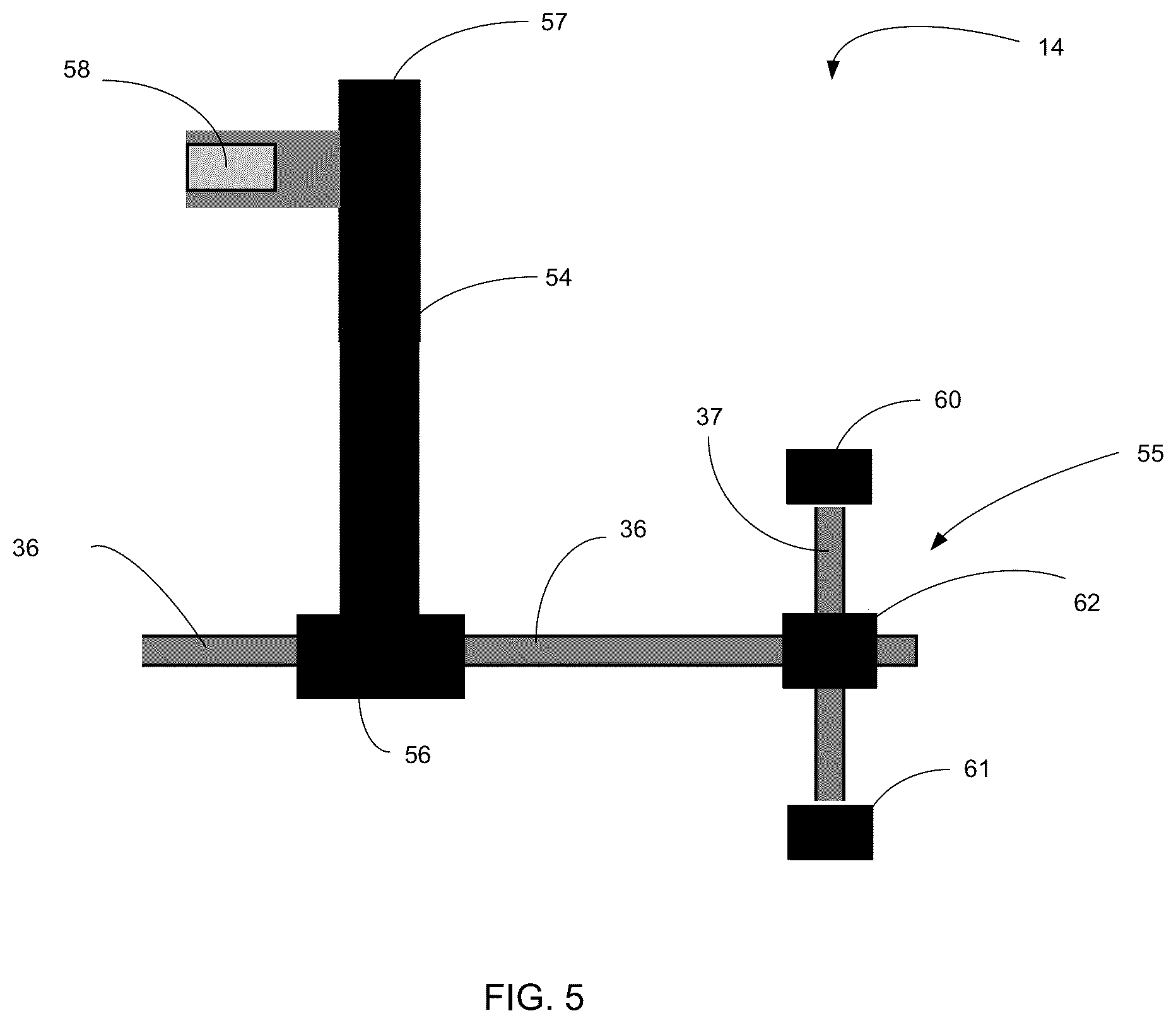Patent US12318932 Figure 5 – System, method and apparatus for providing a work platform for use with an unmanned aerial vehicle