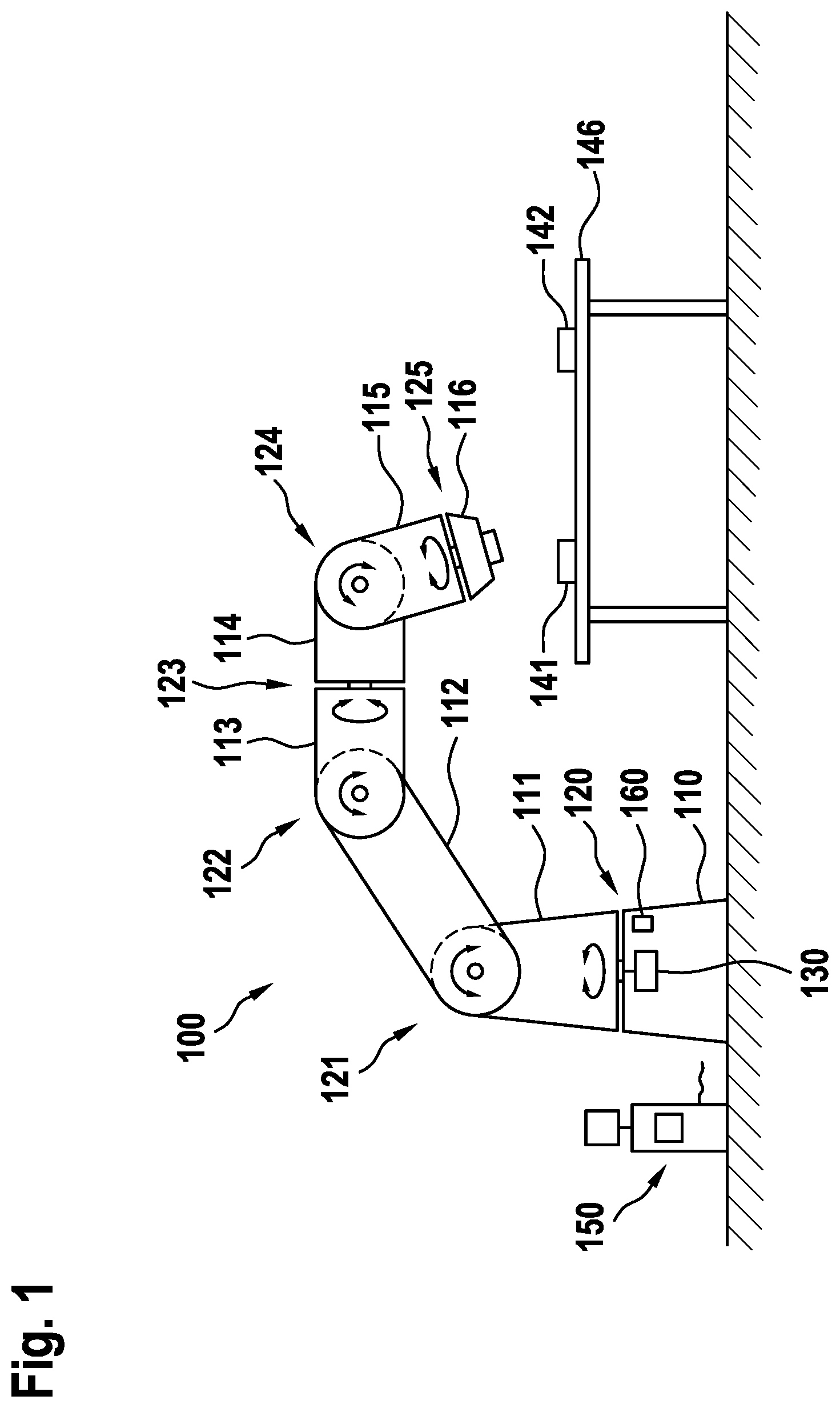 Patent US12318936 Figure 1 – Method for determining a torque for an operation of a robot using a model and method for teaching the model