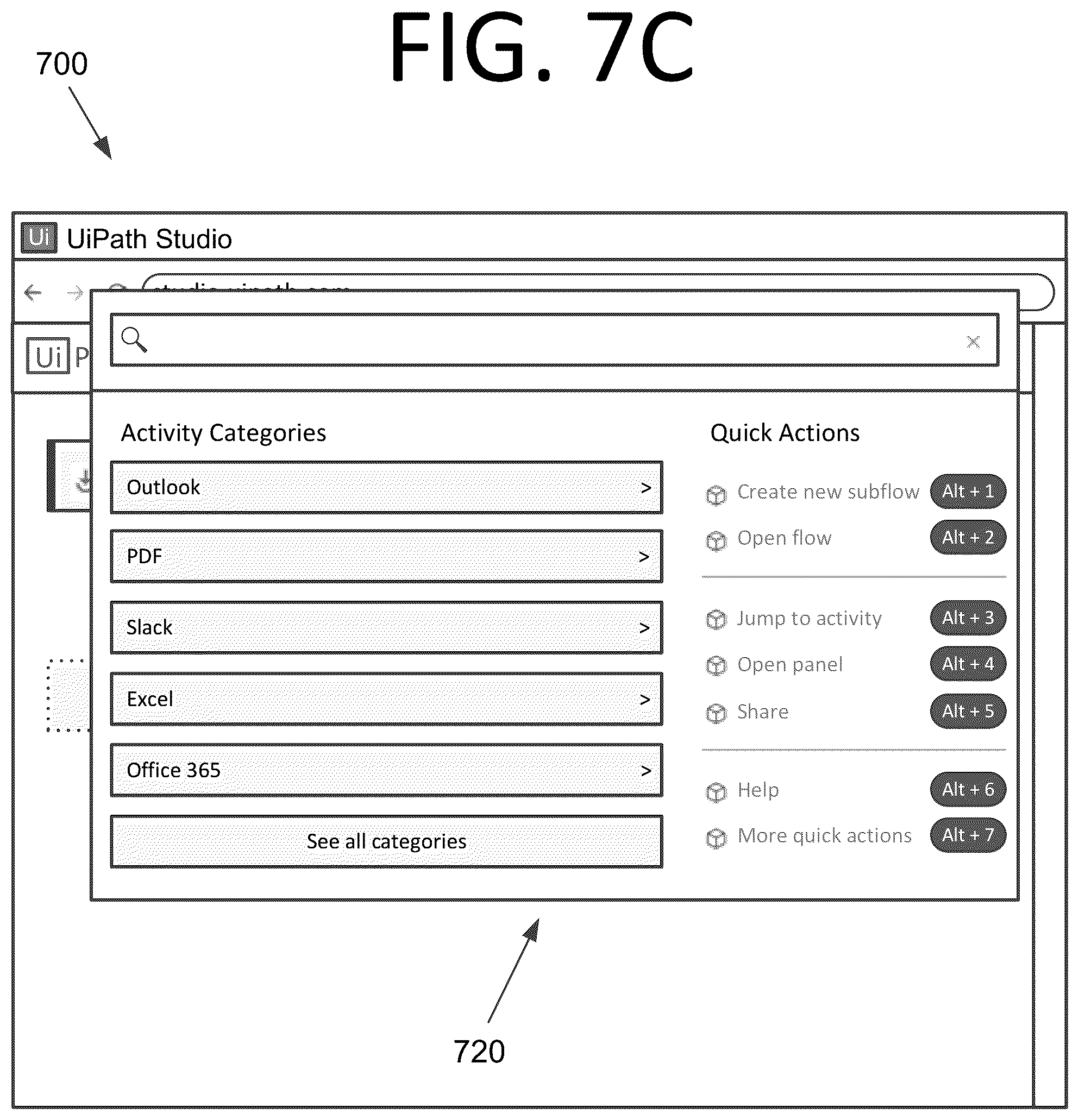 Patent US12318938 Figure 9 – Multi-target libraries, projects, and activities for robotic process automation