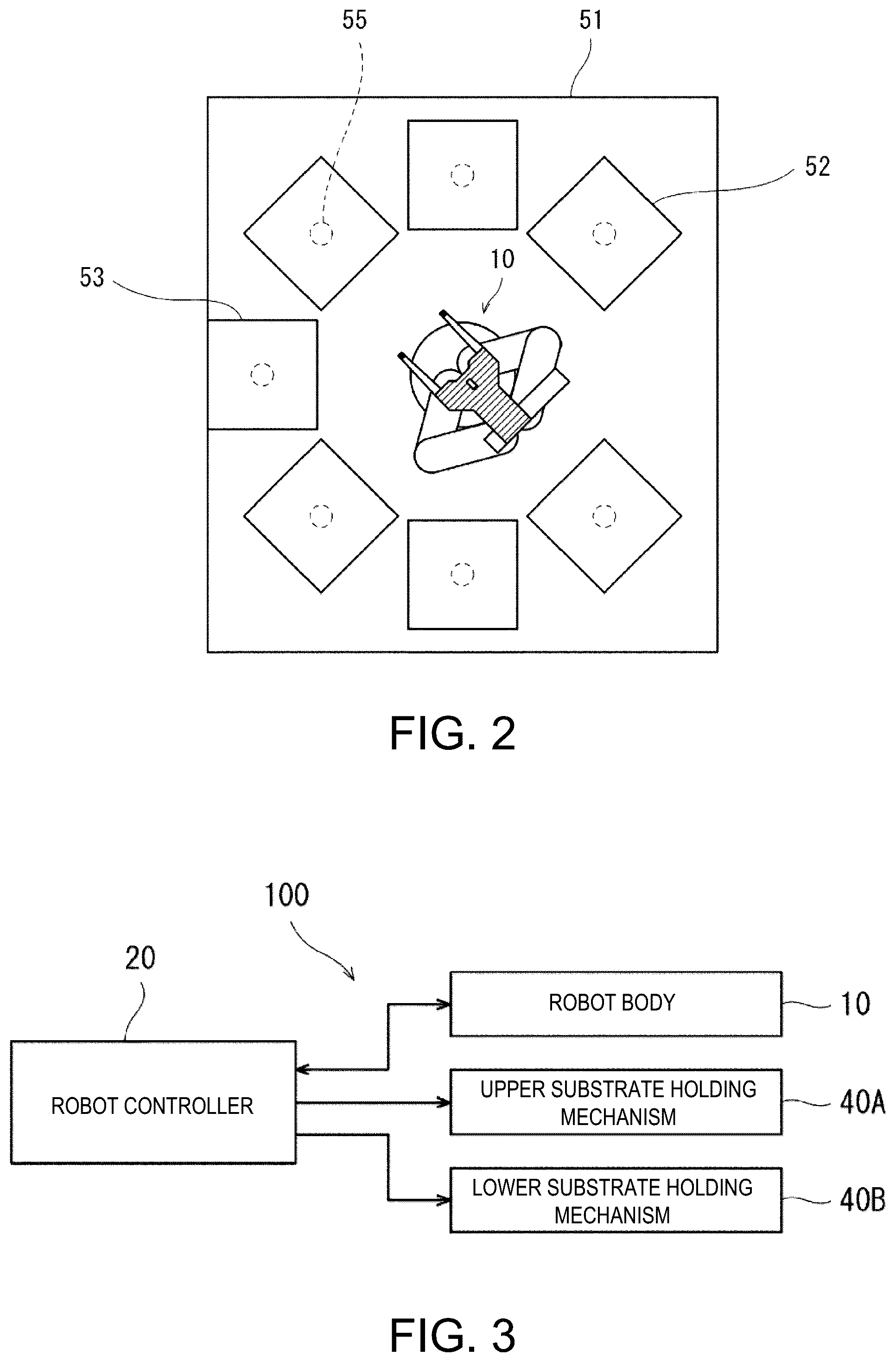 Patent US12318946 Figure 2 – Substrate transfer robot and method of controlling the same
