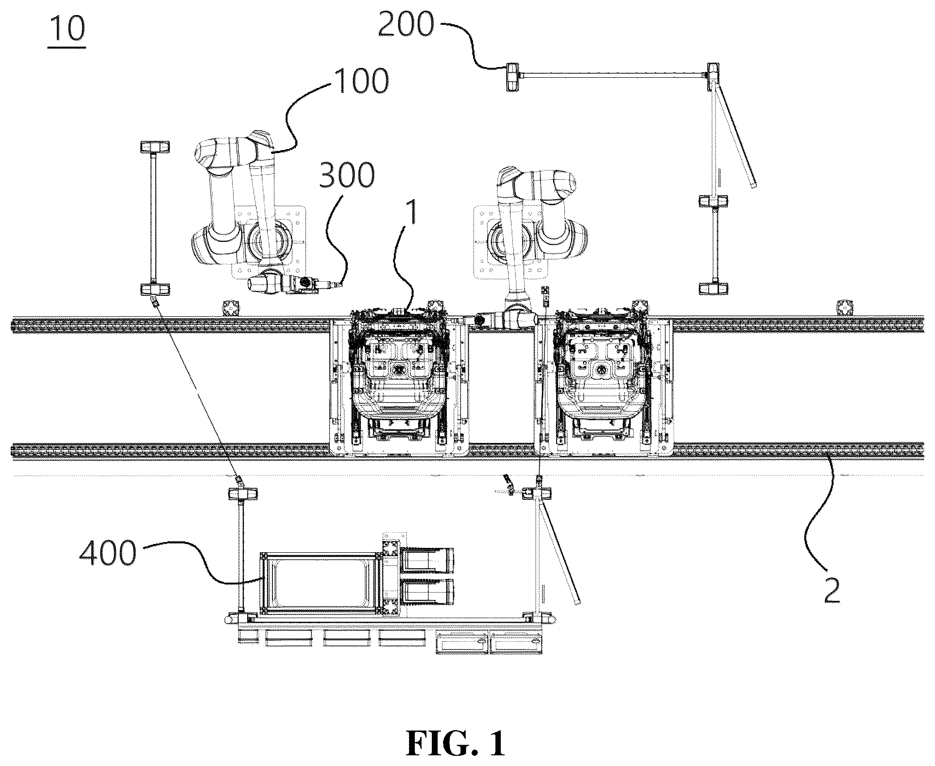 Patent US12318947 Figure 1 – Recliner automatic fastening system and recliner automatic fastening method
