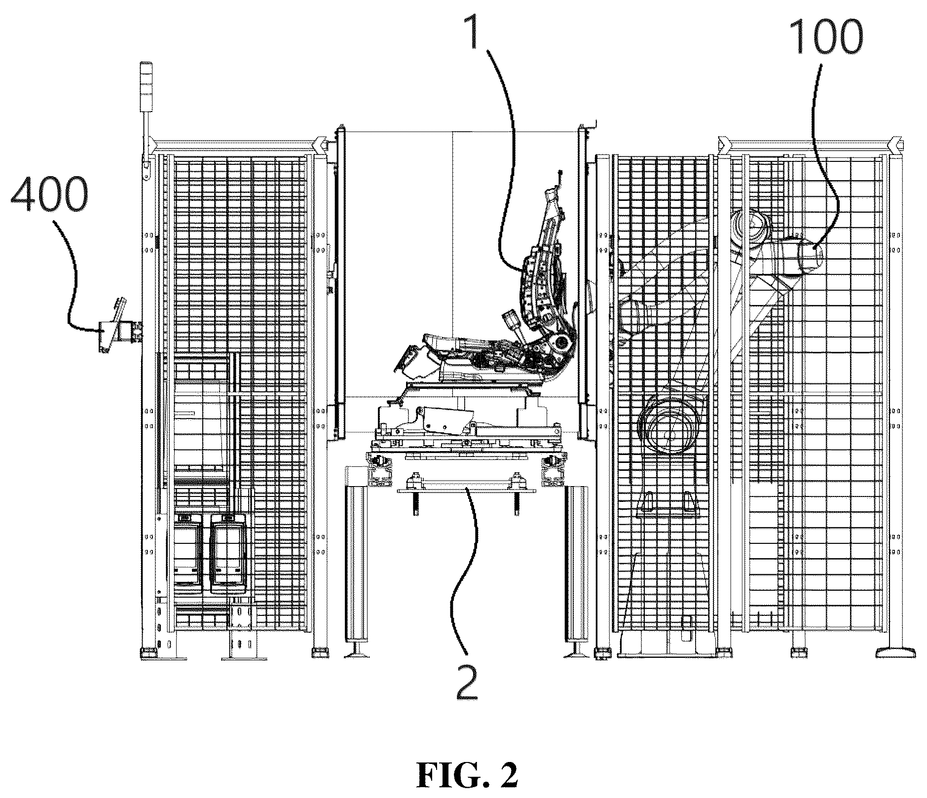 Patent US12318947 Figure 2 – Recliner automatic fastening system and recliner automatic fastening method
