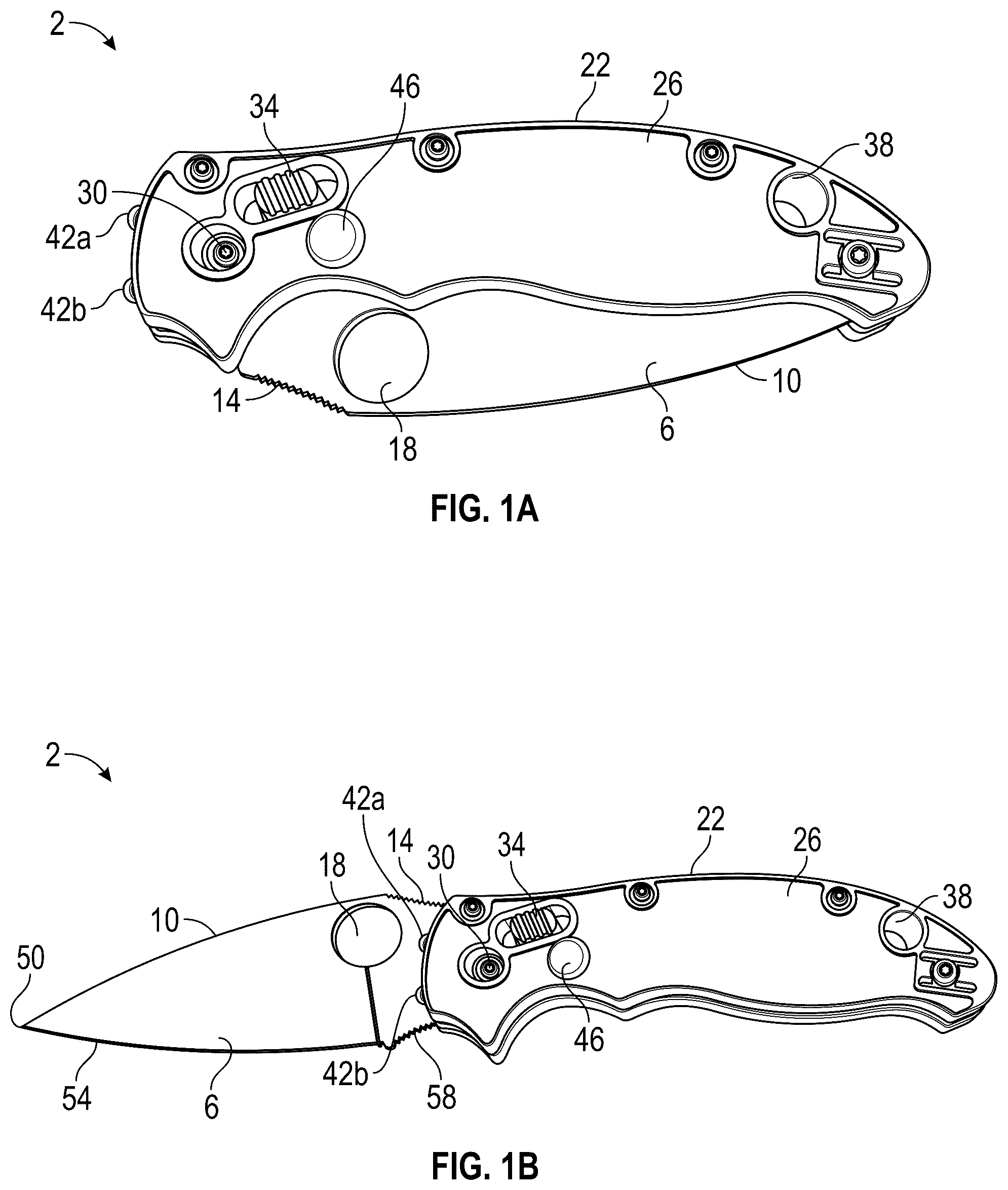 Patent US12318953 Figure 1 – Knife with integral sealed power source