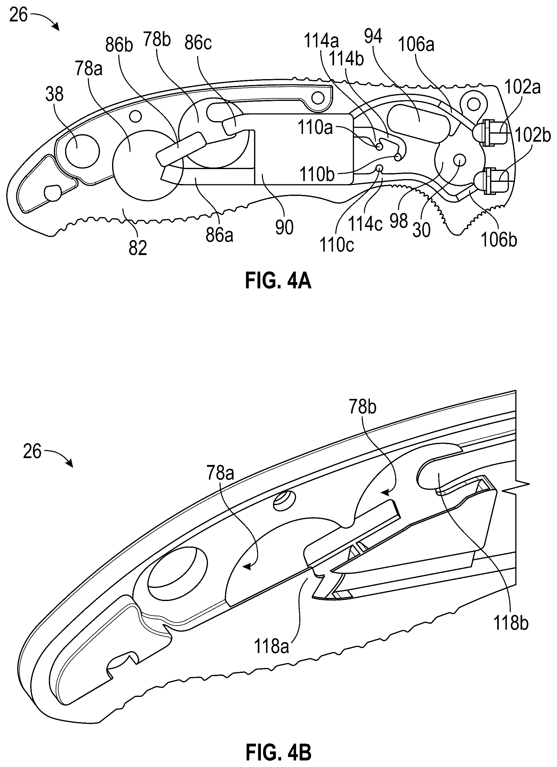 Patent US12318953 Figure 4 – Knife with integral sealed power source