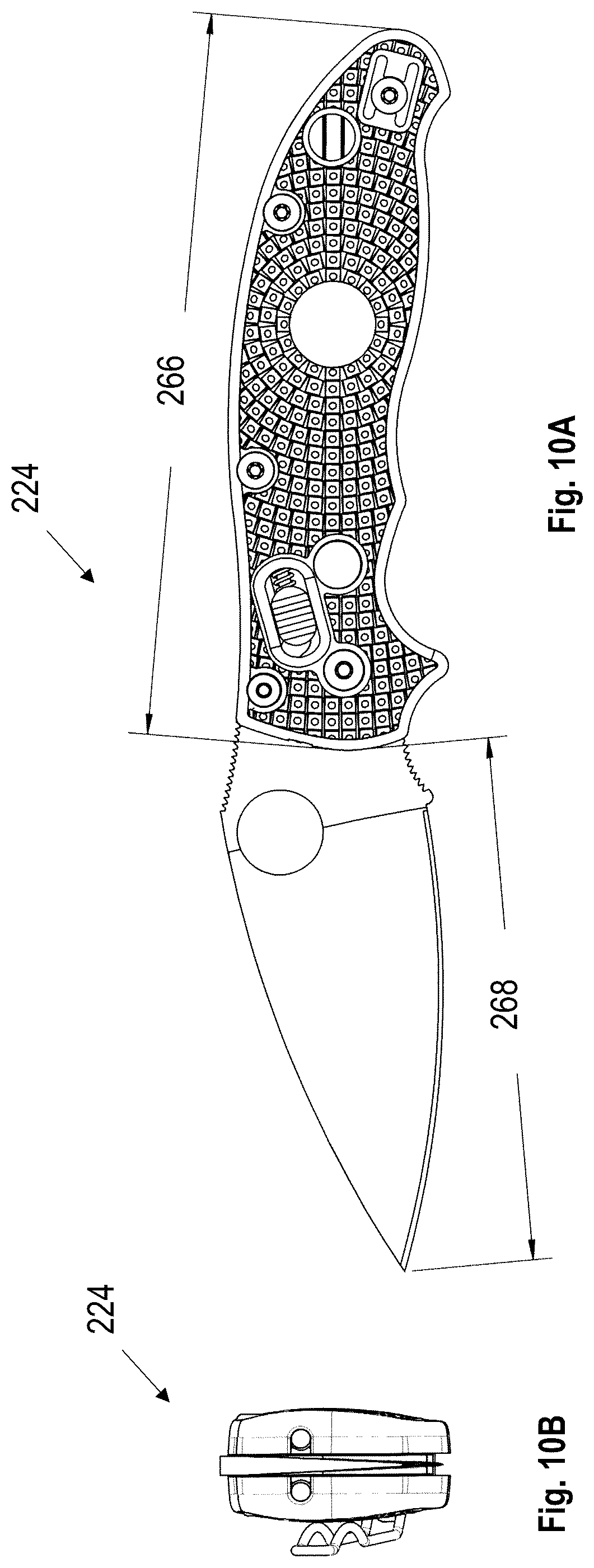 Patent US12318953 Figure 16 – Knife with integral sealed power source