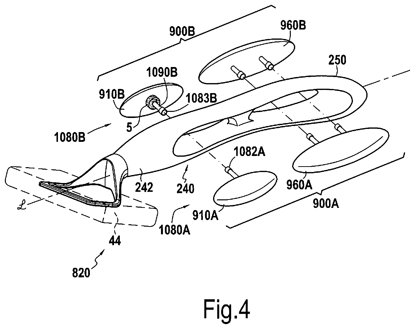 Patent US12318955 Figure 3 – Handle assembly and recycling process therefor