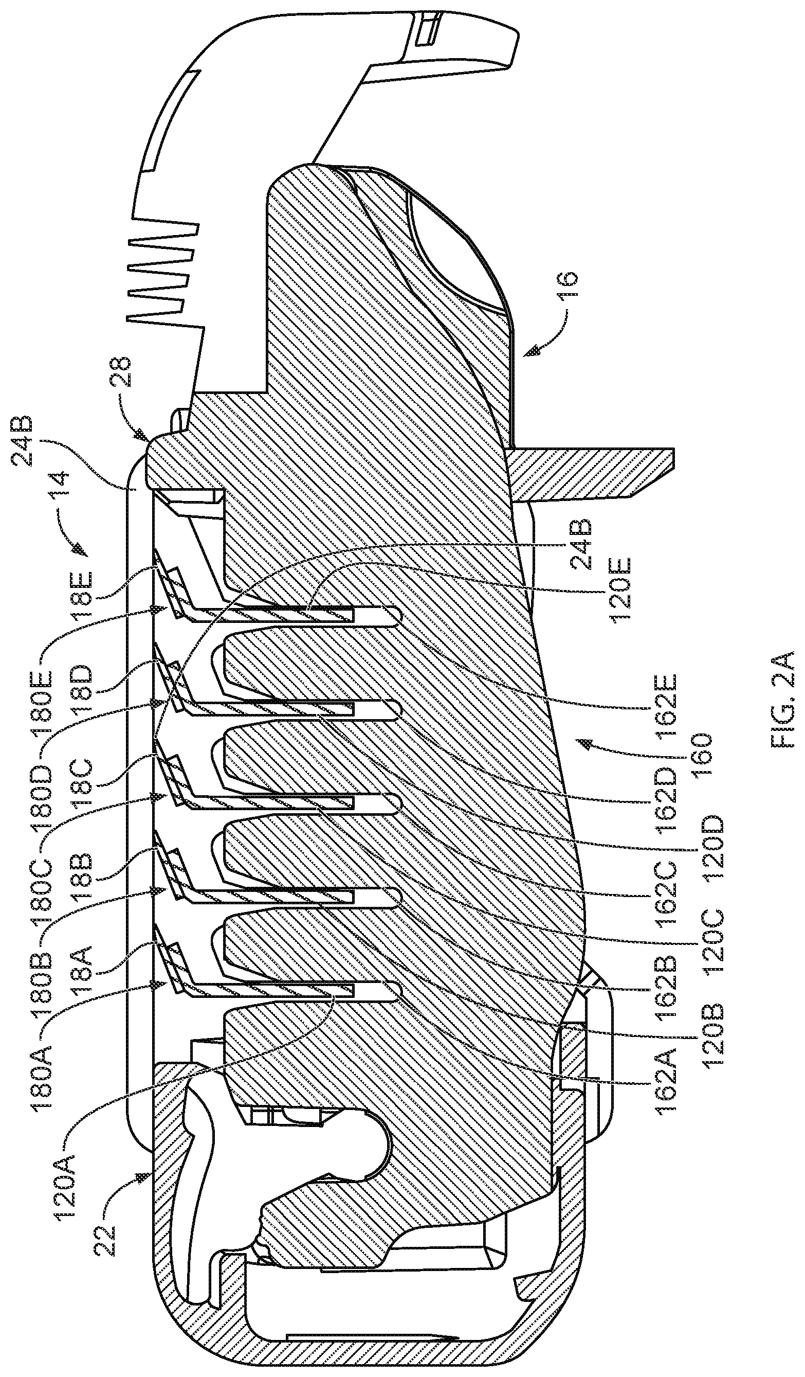 Patent US12318956 Figure 2 – Razor cartridge