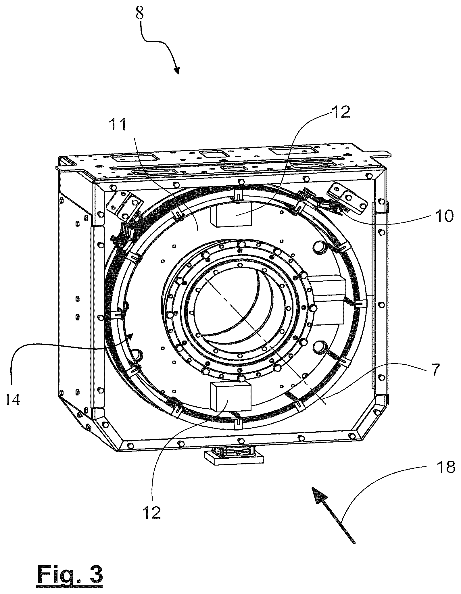 Patent US12318957 Figure 3 – Device and method for cutting an extruded pipe to length