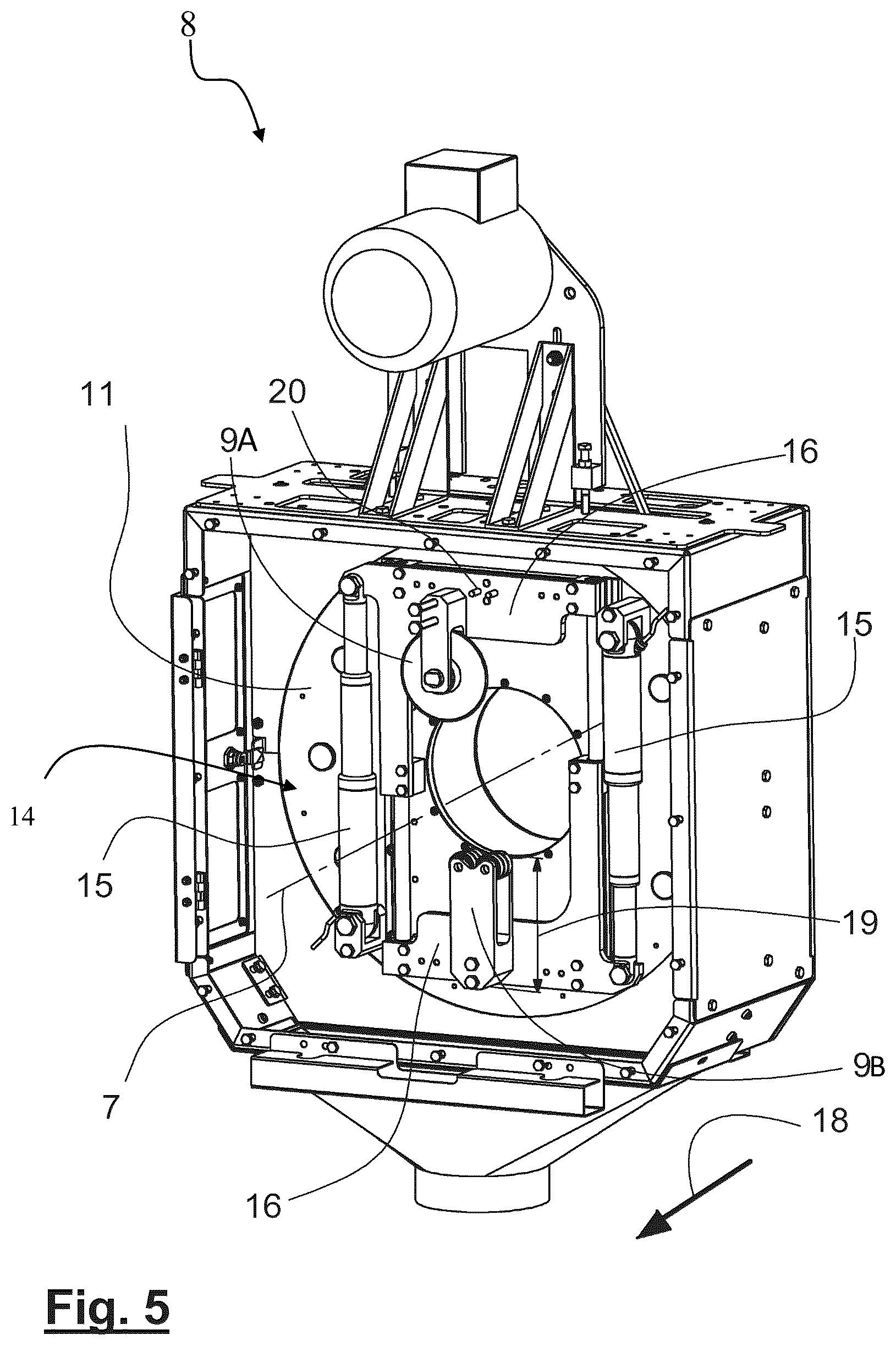 Patent US12318957 Figure 5 – Device and method for cutting an extruded pipe to length