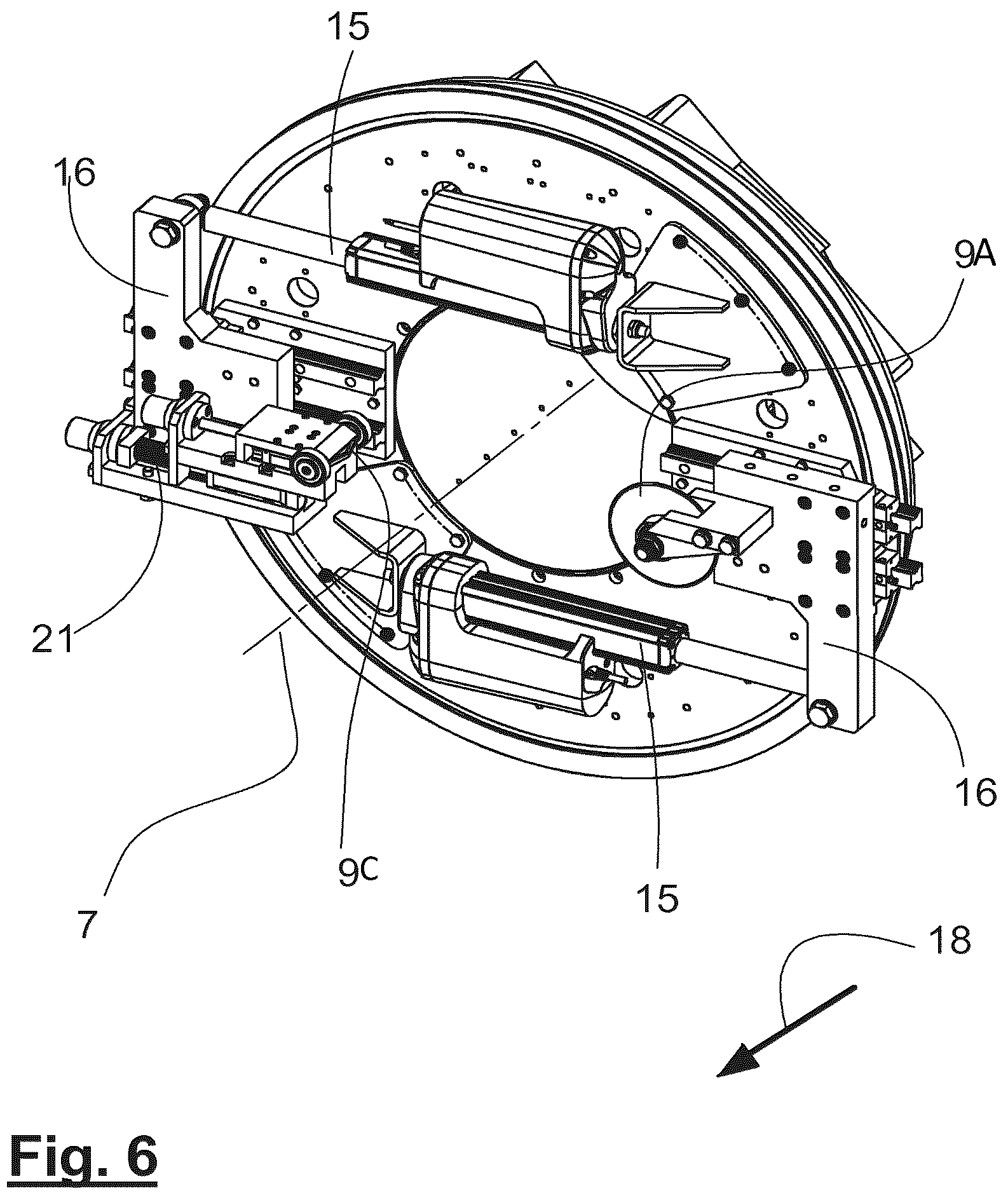Patent US12318957 Figure 6 – Device and method for cutting an extruded pipe to length