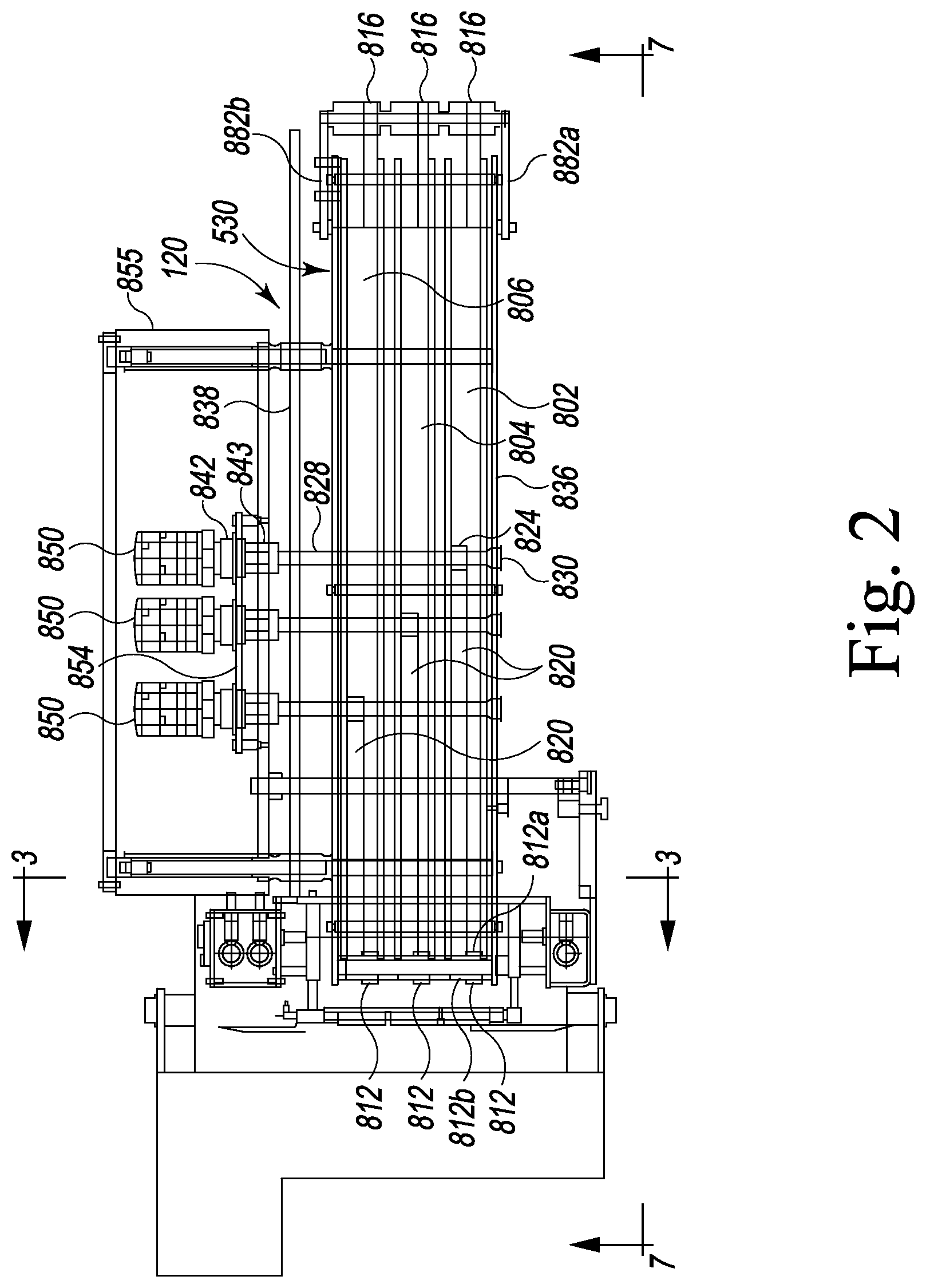 Patent US12318958 Figure 4 – High speed slicing machine