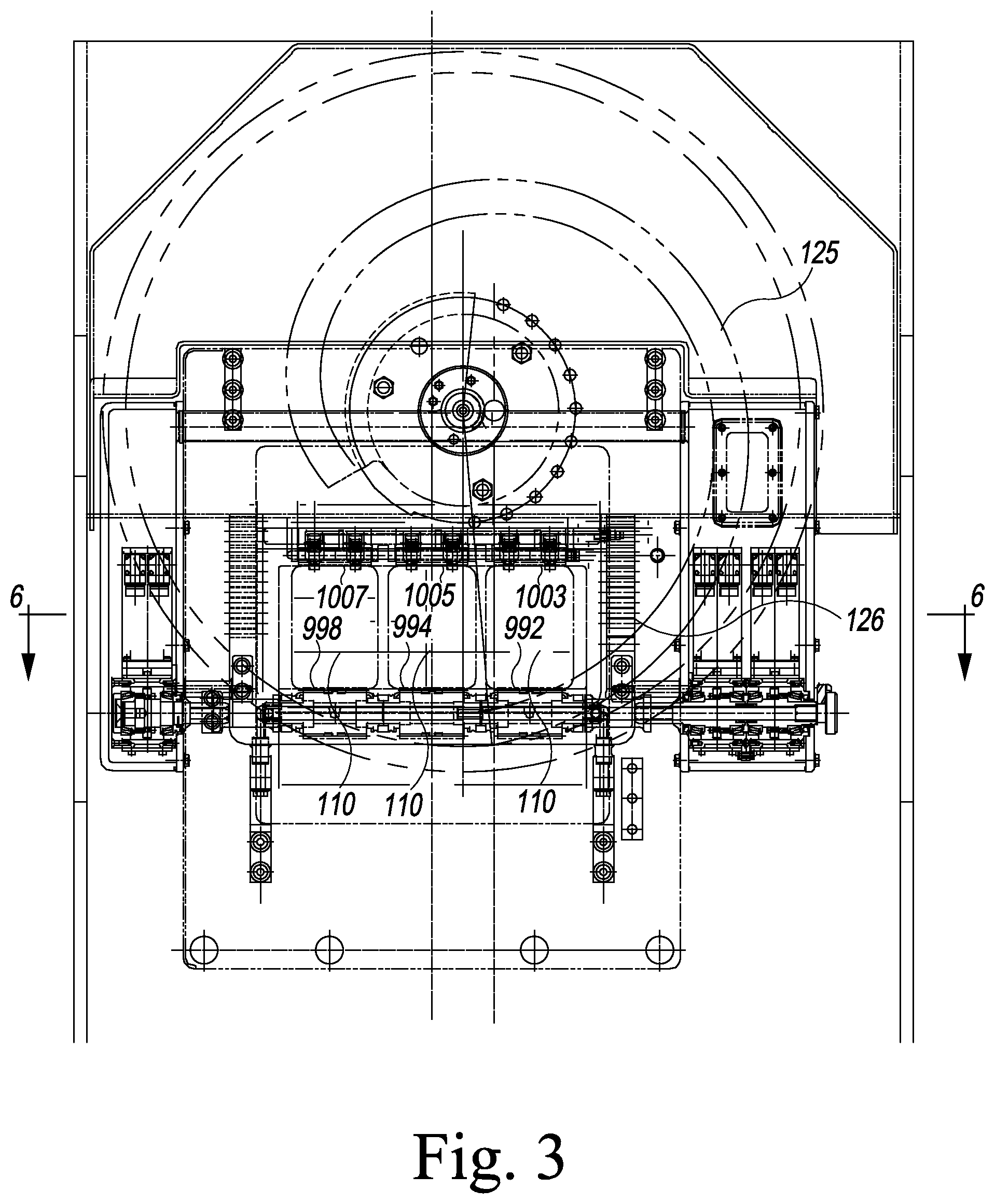 Patent US12318958 Figure 6 – High speed slicing machine