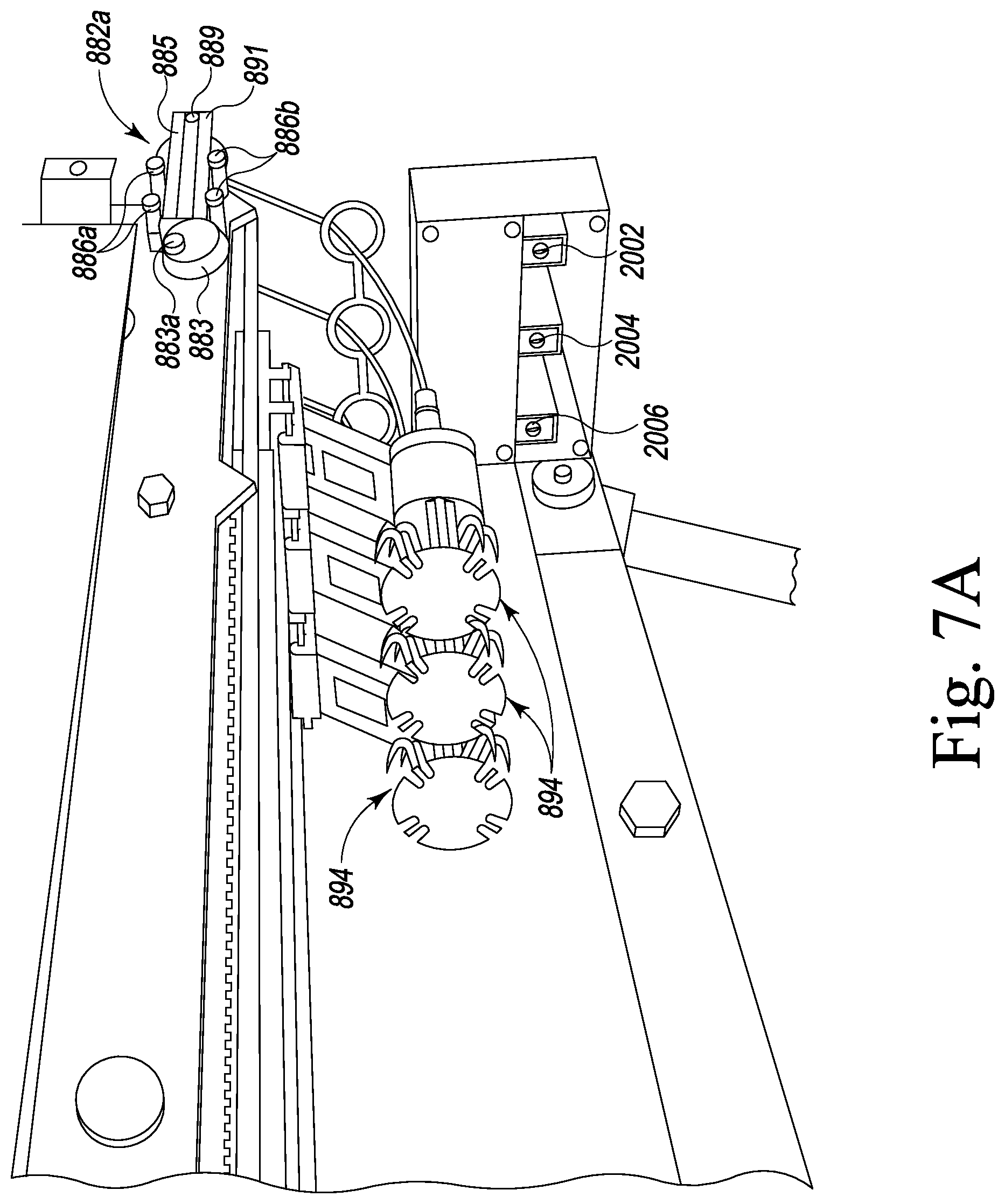 Patent US12318958 Figure 10 – High speed slicing machine