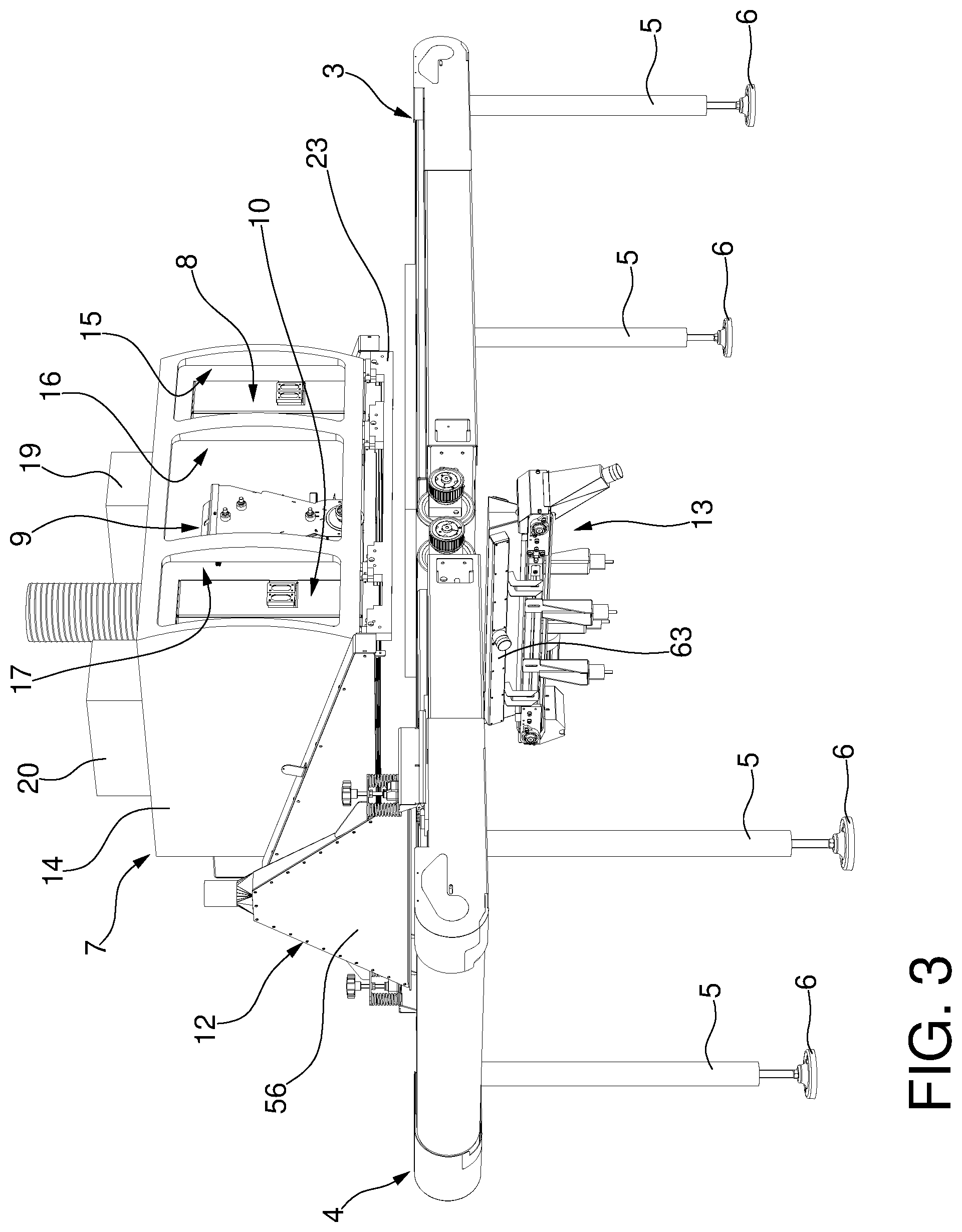 Patent US12318962 Figure 3 – Machine and method for decorating items with granular materials