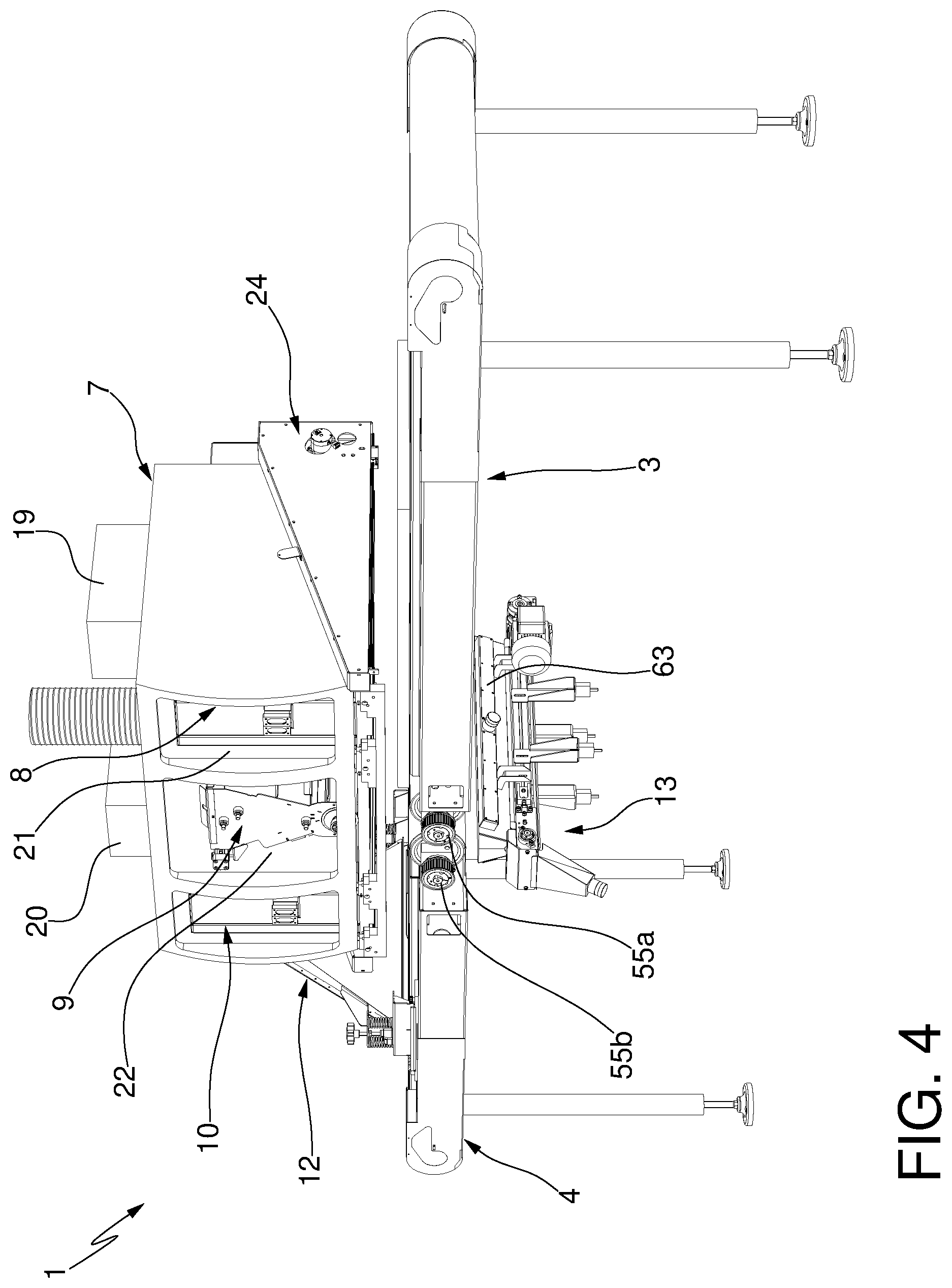 Patent US12318962 Figure 4 – Machine and method for decorating items with granular materials