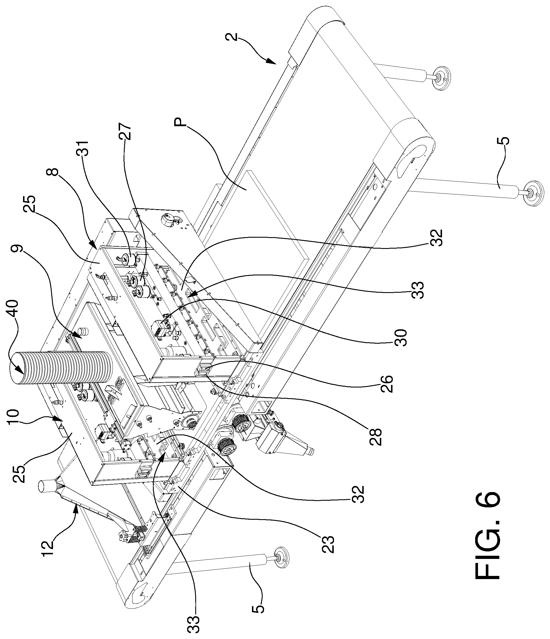 Patent US12318962 Figure 6 – Machine and method for decorating items with granular materials