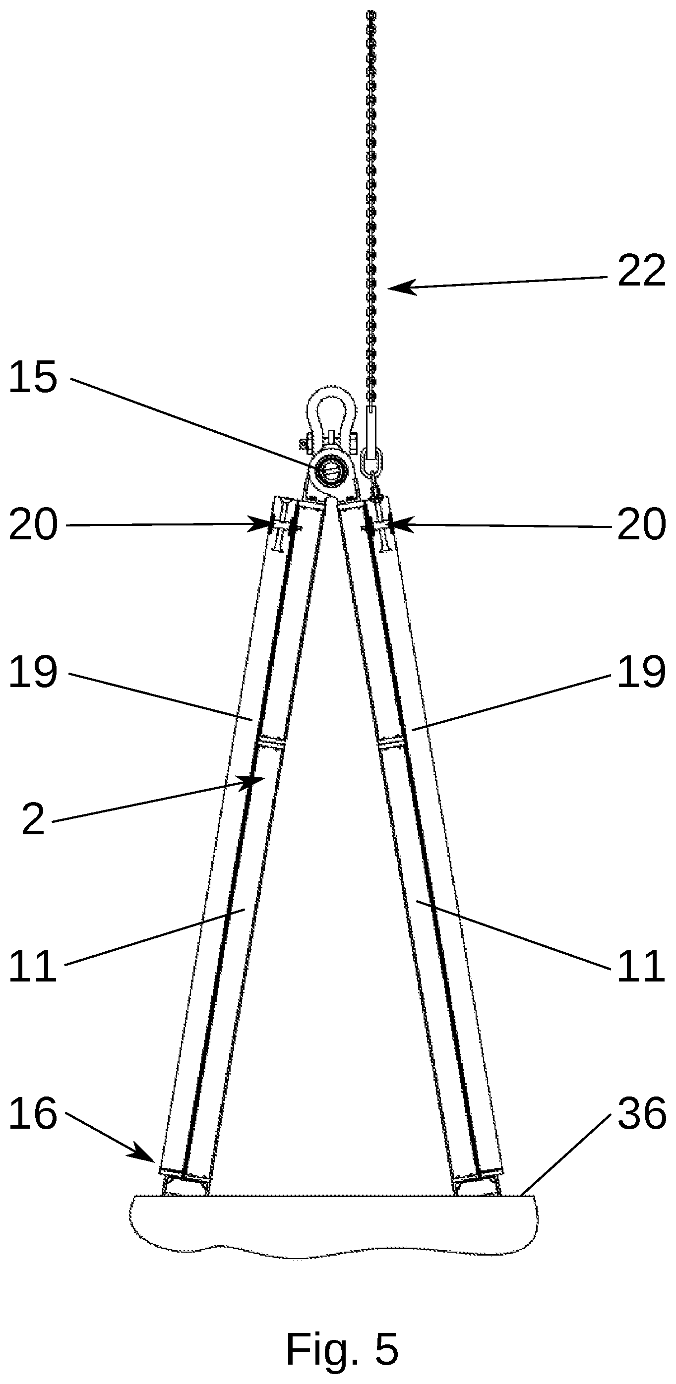 Patent US12318963 Figure 4 – Formwork device