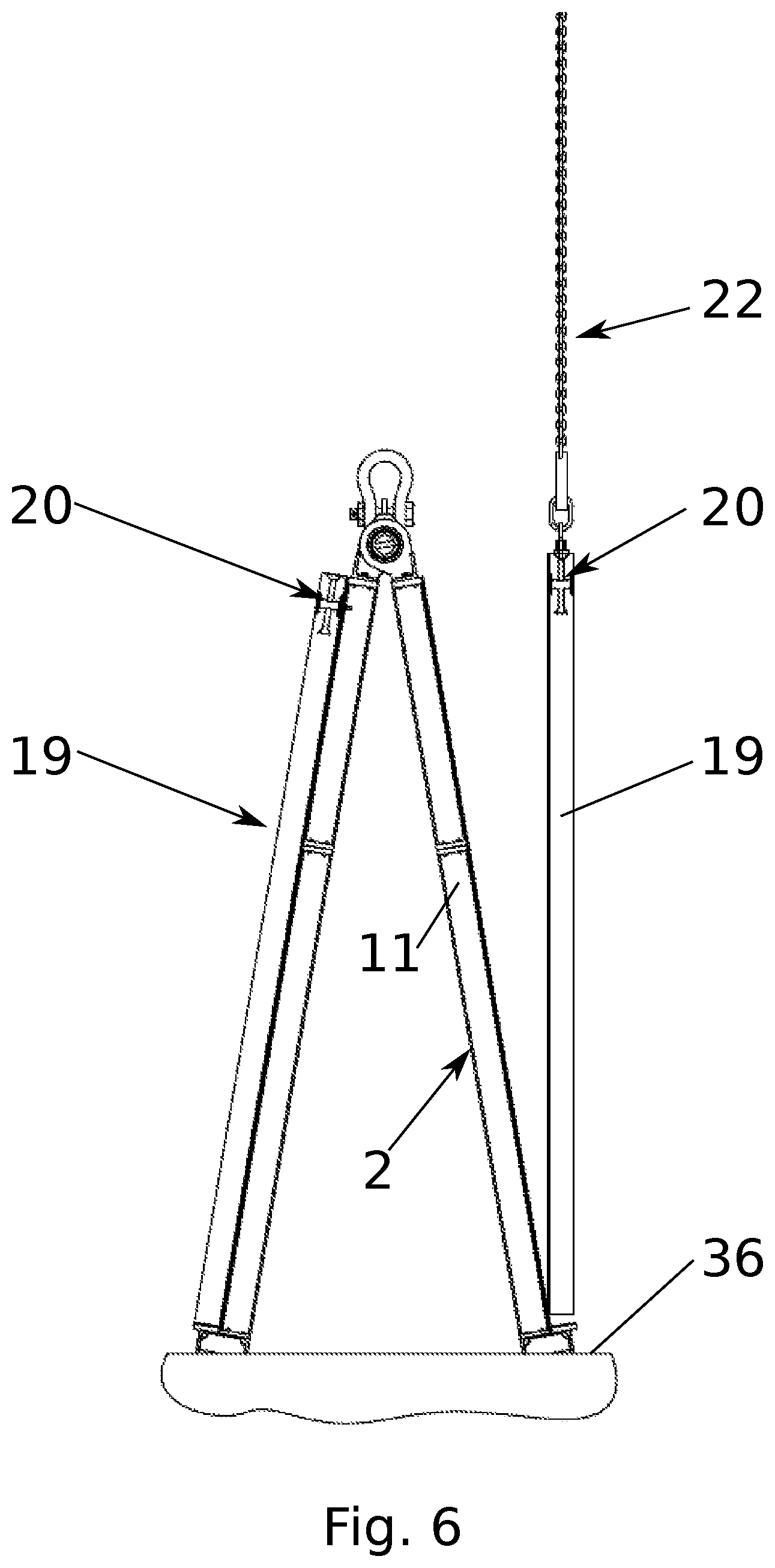 Patent US12318963 Figure 5 – Formwork device