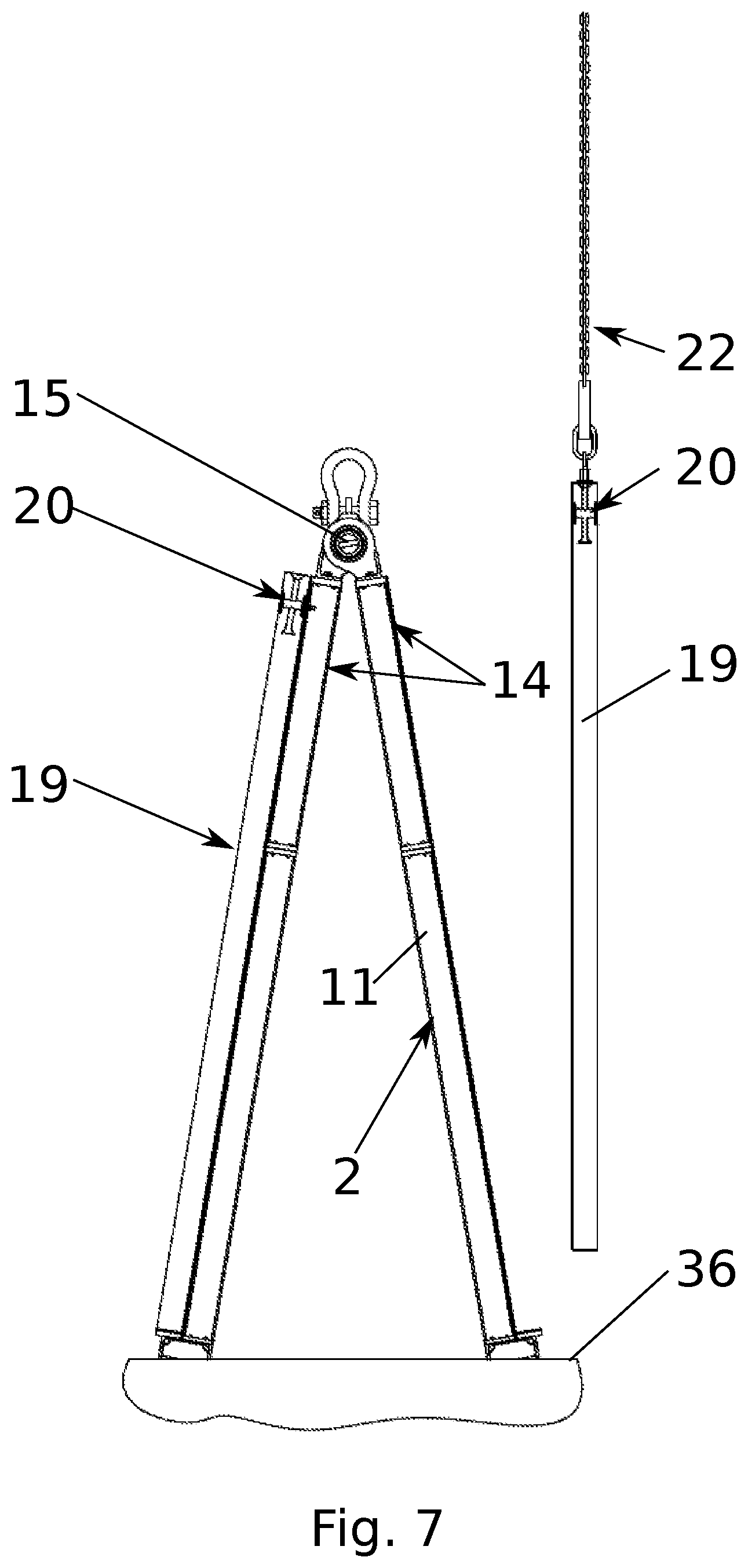 Patent US12318963 Figure 6 – Formwork device