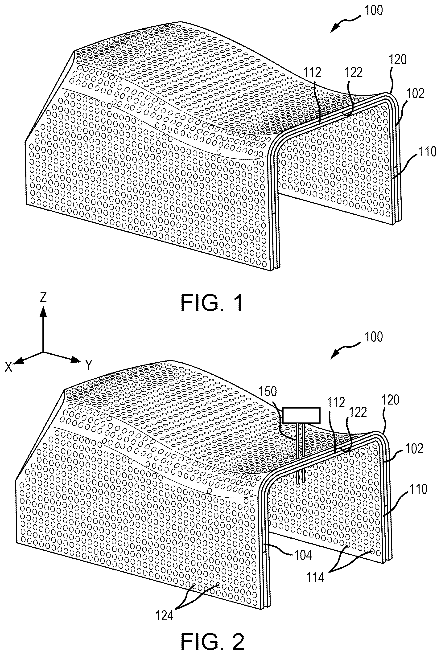 Patent US12318964 Figure 1 – Conformable tooling systems and methods for complex contour composite preforms