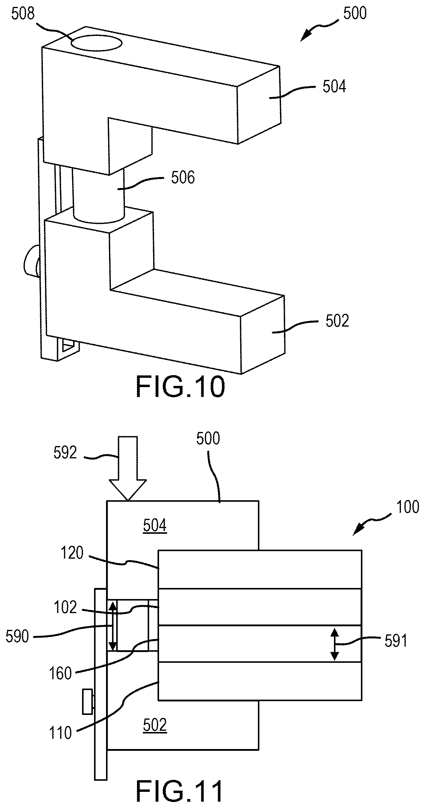 Patent US12318964 Figure 10 – Conformable tooling systems and methods for complex contour composite preforms