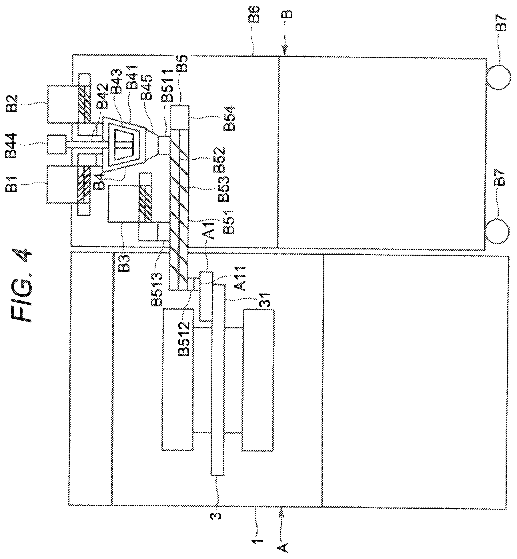 Patent US12318966 Figure 4 – Powdery-material feeding device