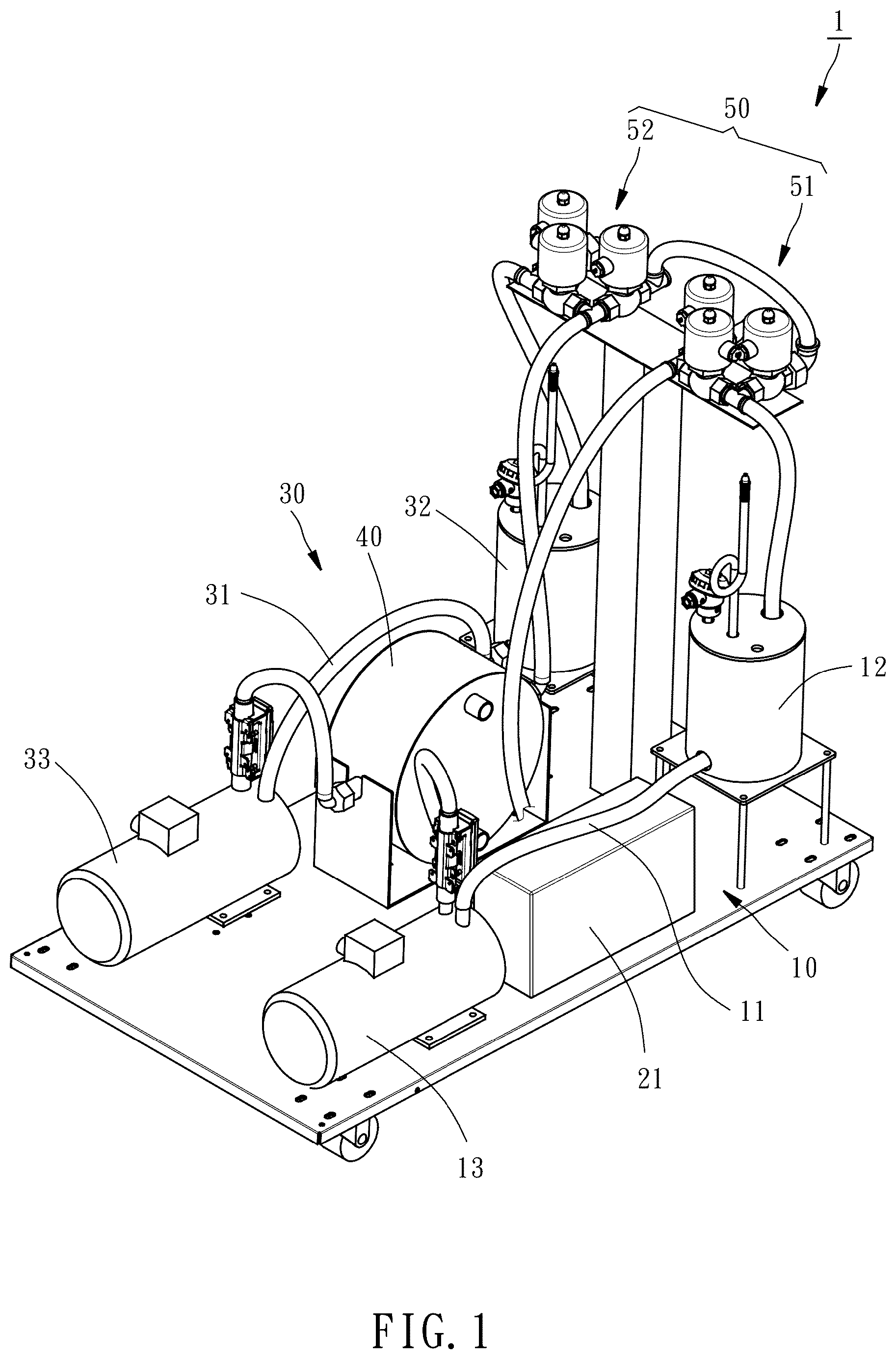 Patent US12318970 Figure 1 – High-efficiency mold temperature control system
