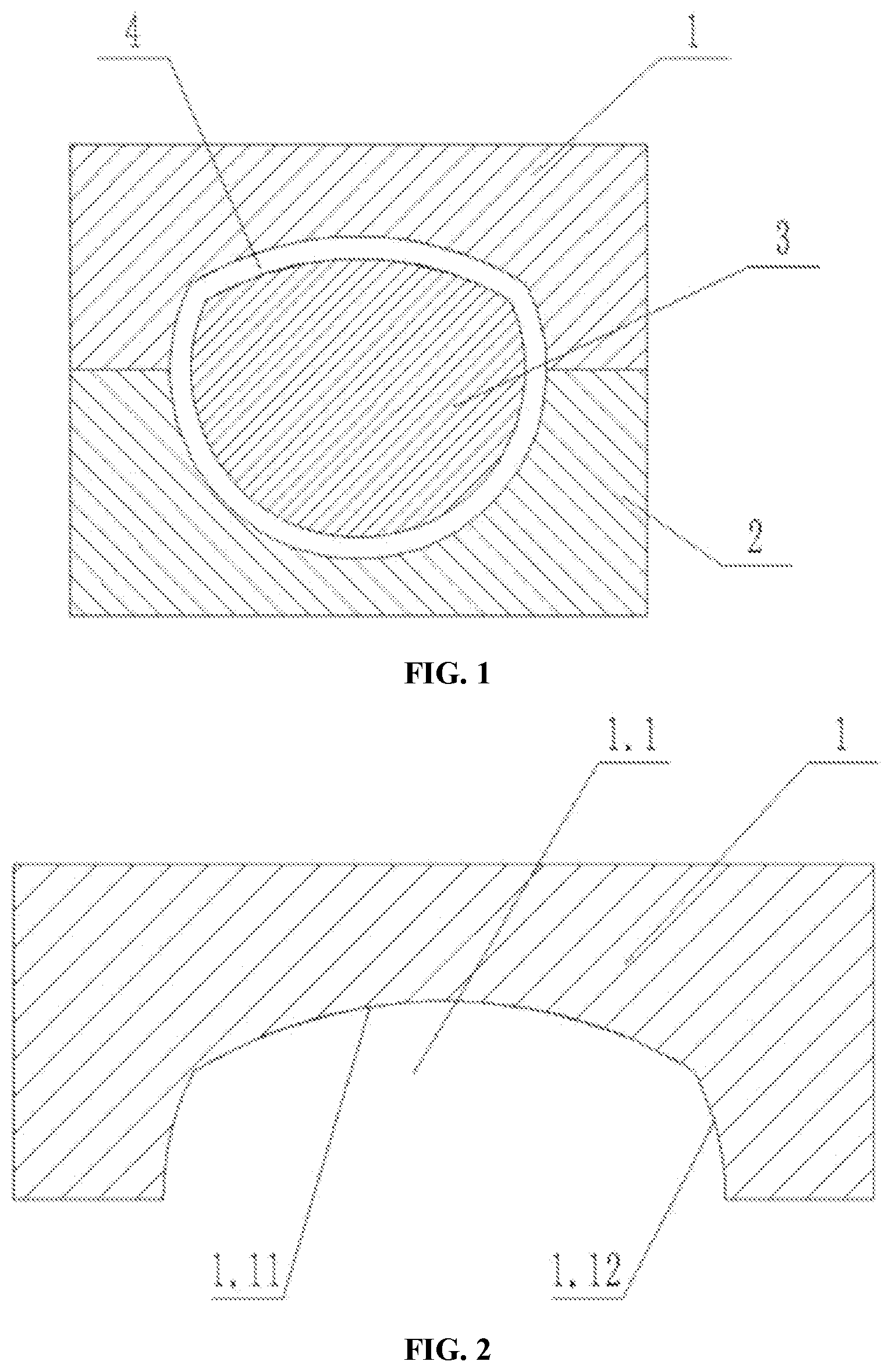Patent US12318971 Figure 1 – Mold for partially shortening circumference of tube billet and using method of mold
