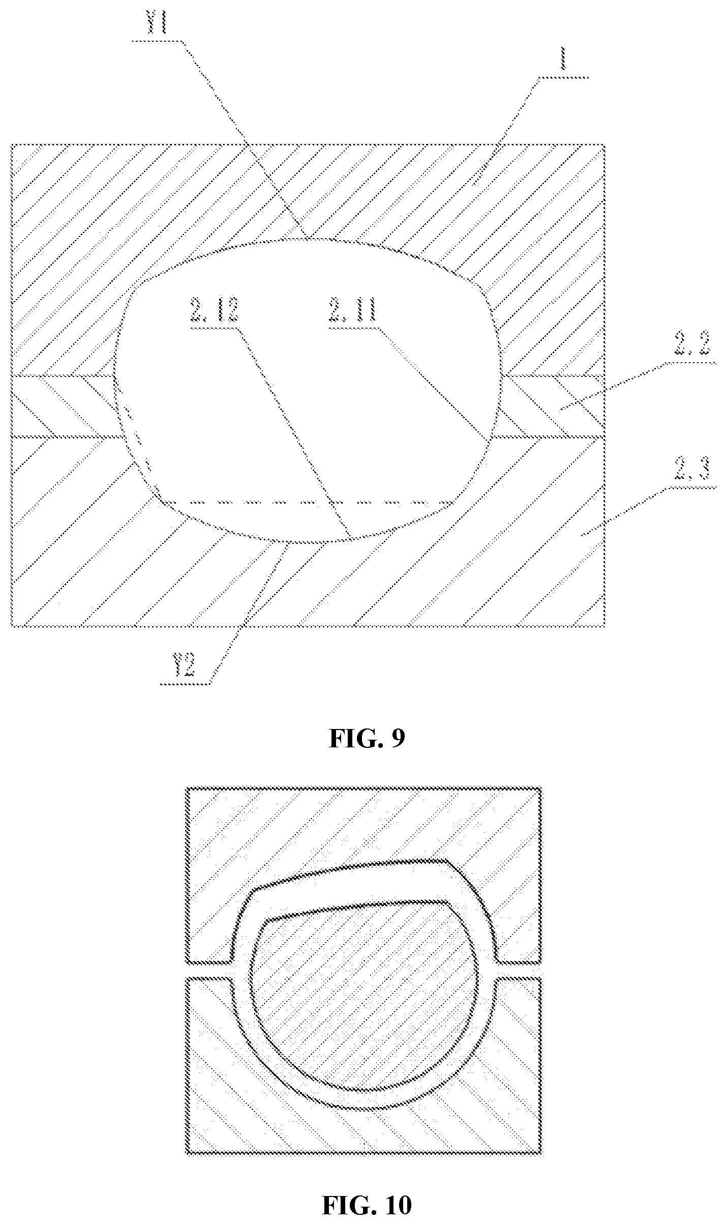 Patent US12318971 Figure 5 – Mold for partially shortening circumference of tube billet and using method of mold