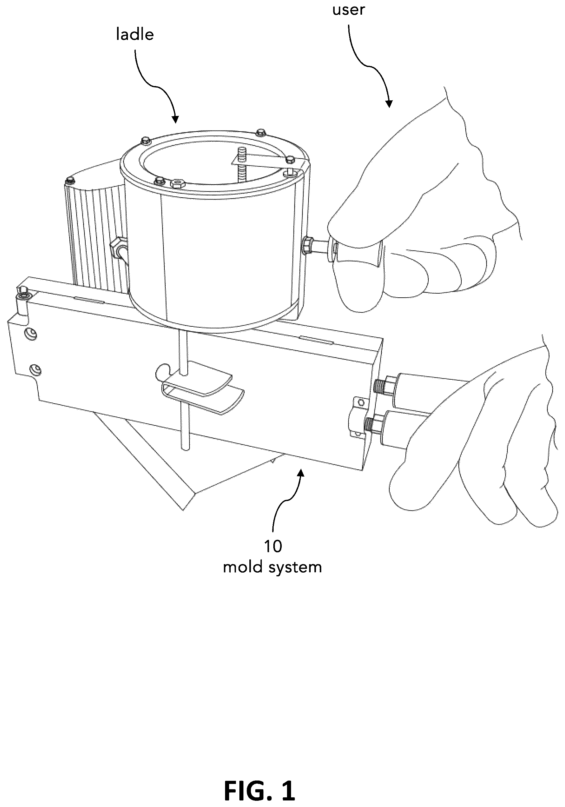 Patent US12318974 Figure 1 – Modular book mold systems and methods