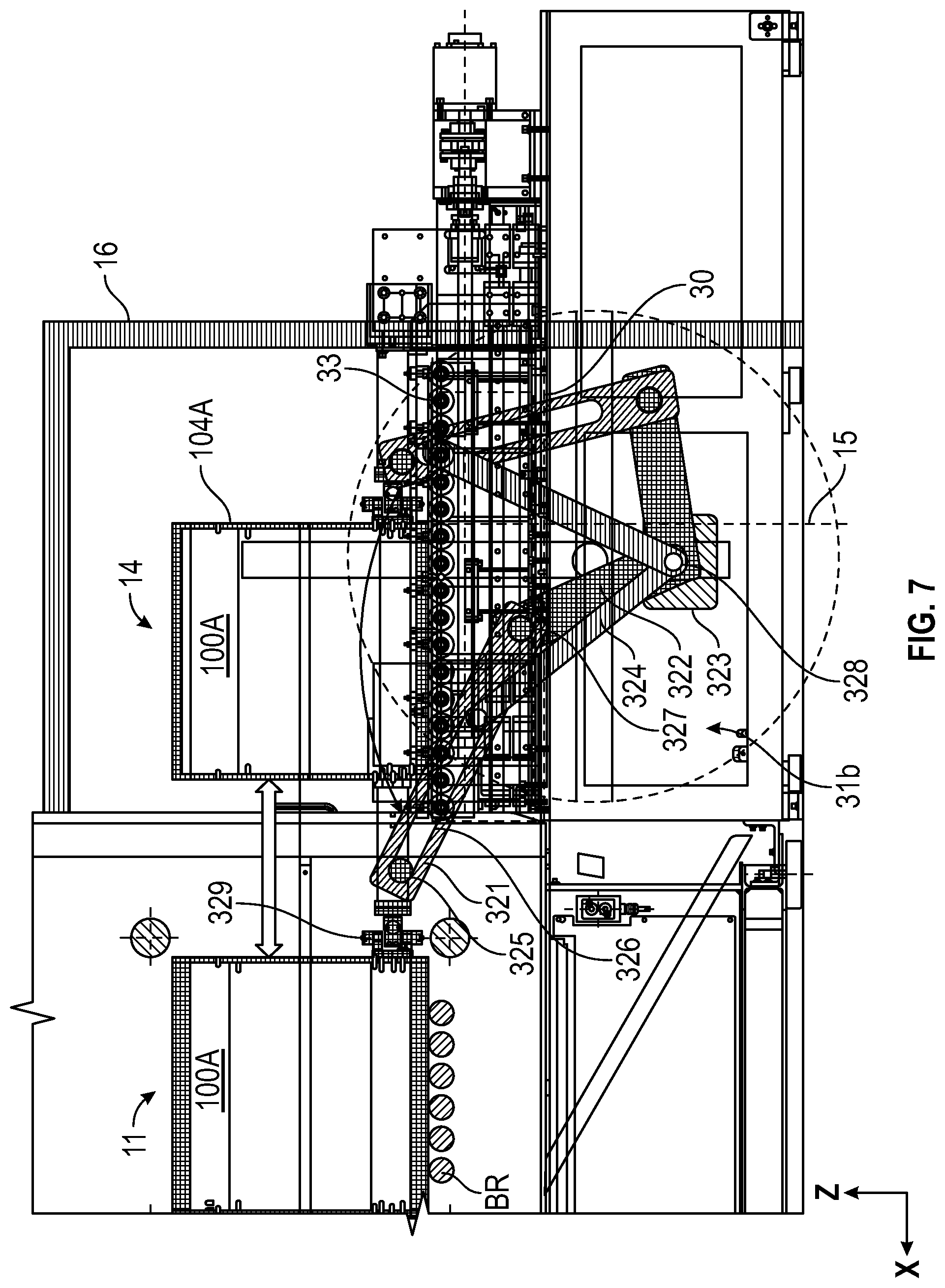 Patent US12318981 Figure 8 – Conveyance apparatus for conveying mold