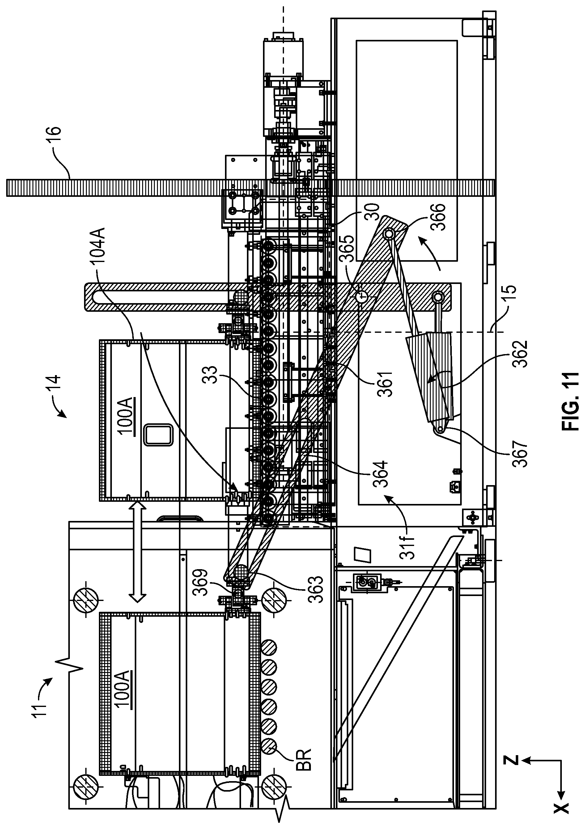 Patent US12318981 Figure 12 – Conveyance apparatus for conveying mold
