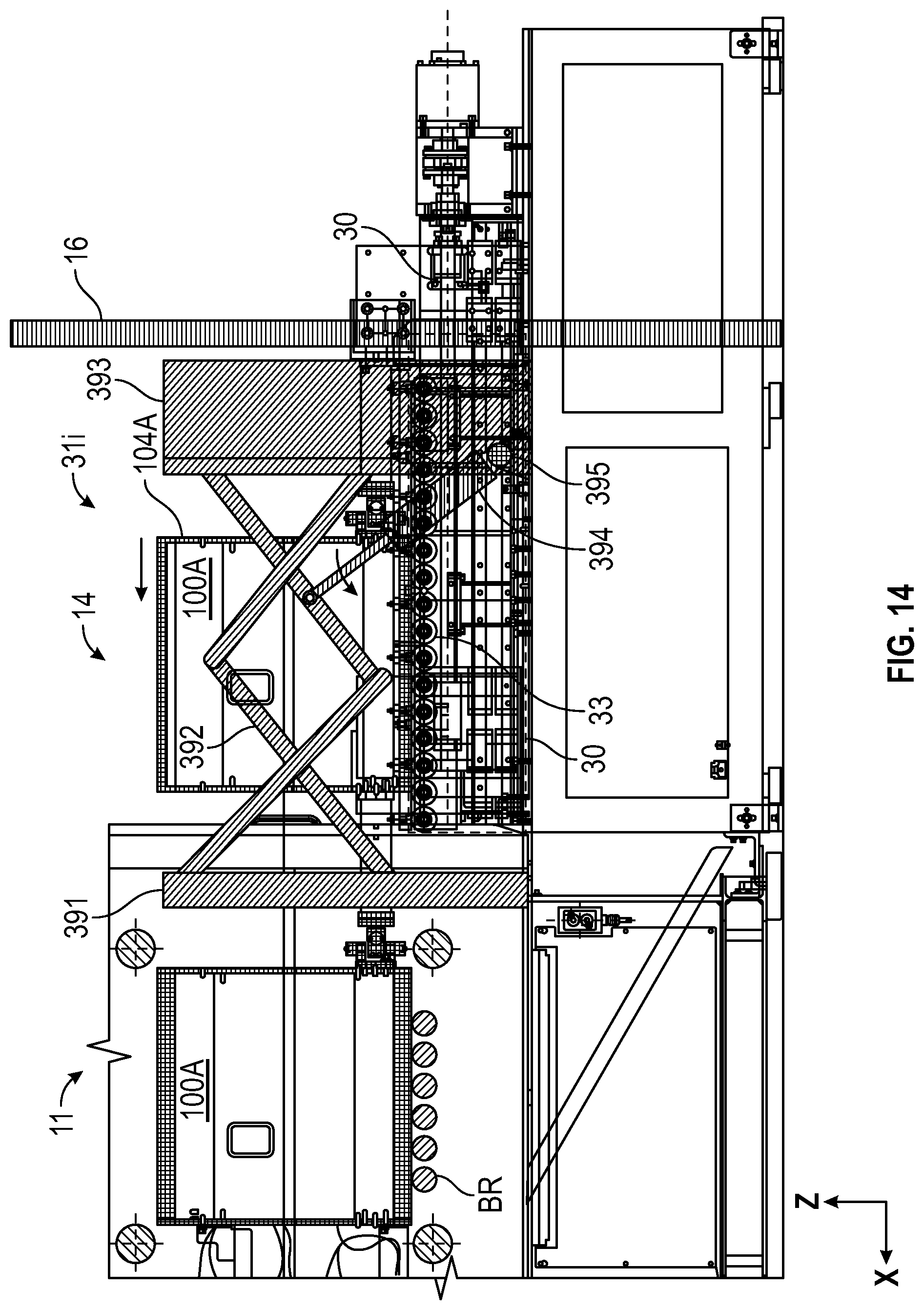Patent US12318981 Figure 15 – Conveyance apparatus for conveying mold