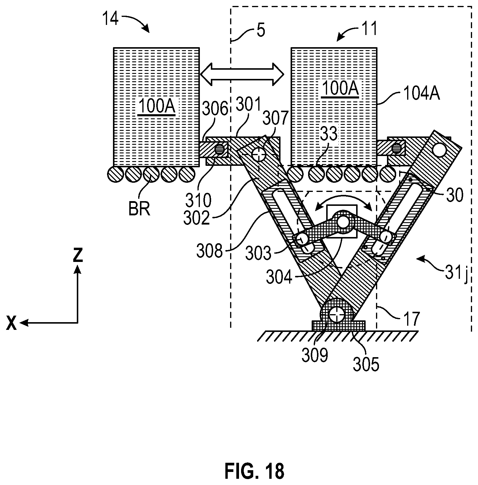 Patent US12318981 Figure 19 – Conveyance apparatus for conveying mold