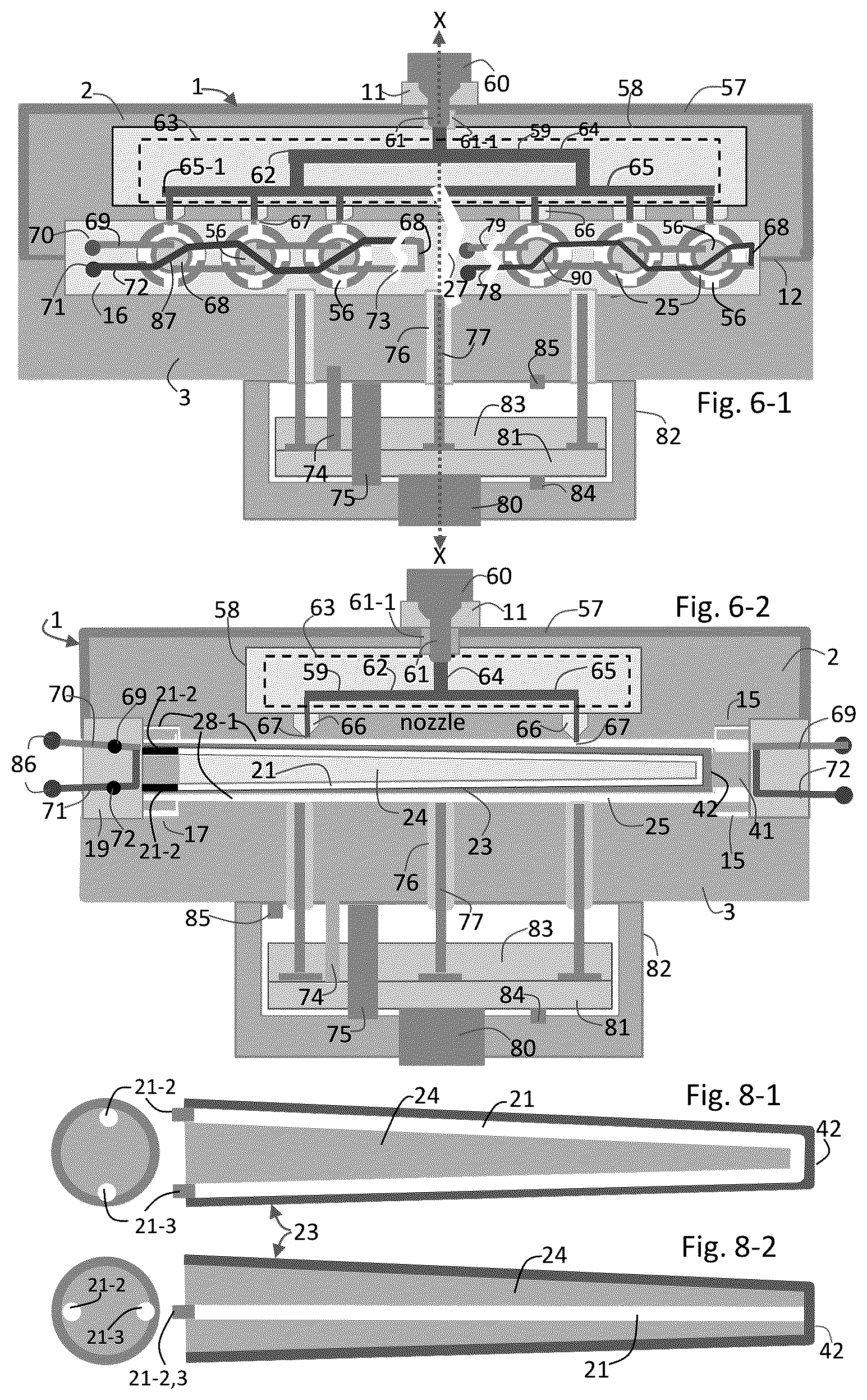 Patent US12318982 Figure 6 – Plastic tube screen fill injection mold