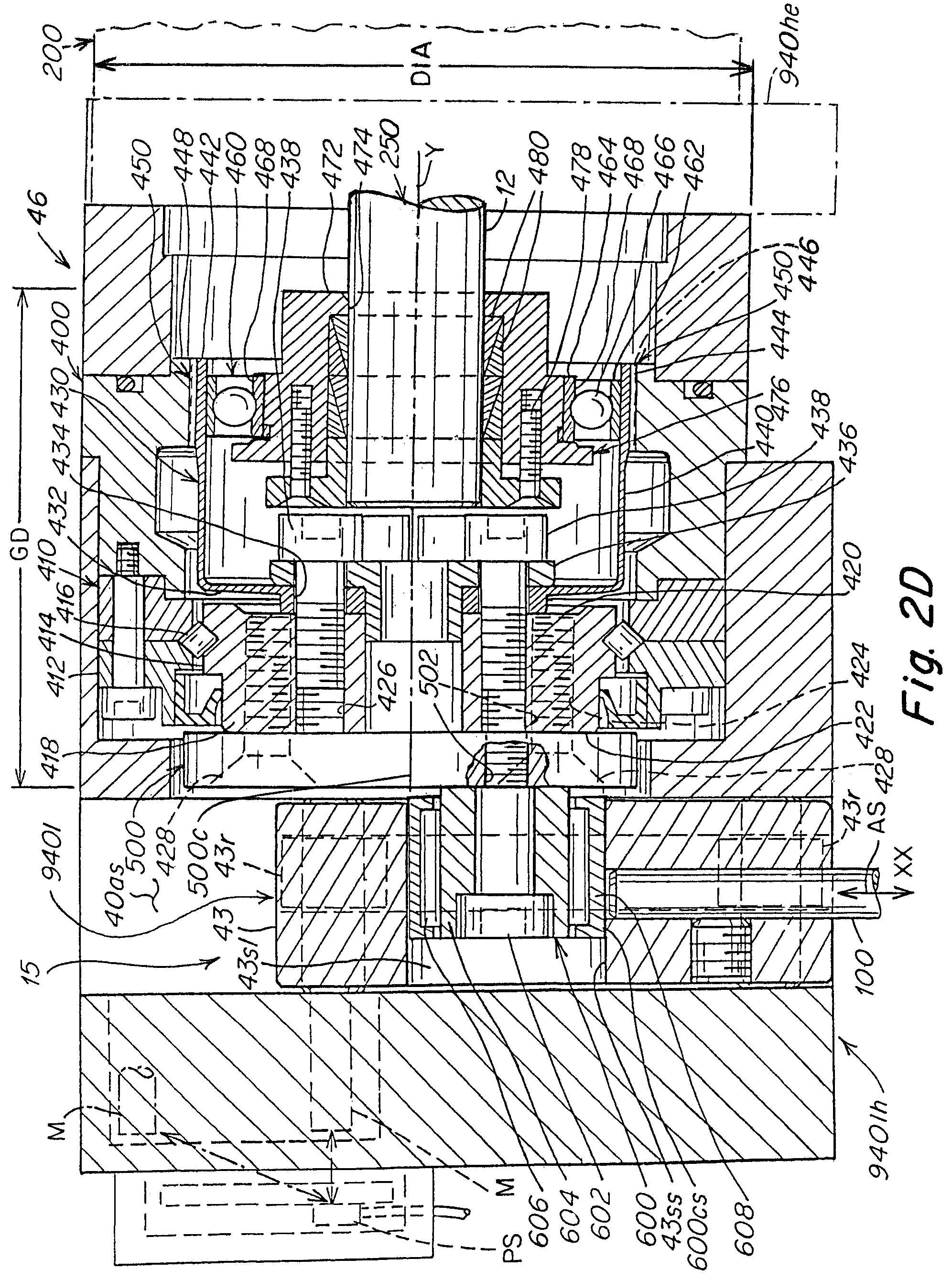 Patent US12318983 Figure 9 – Injection molding apparatus with cooled integrated actuator electronic drive