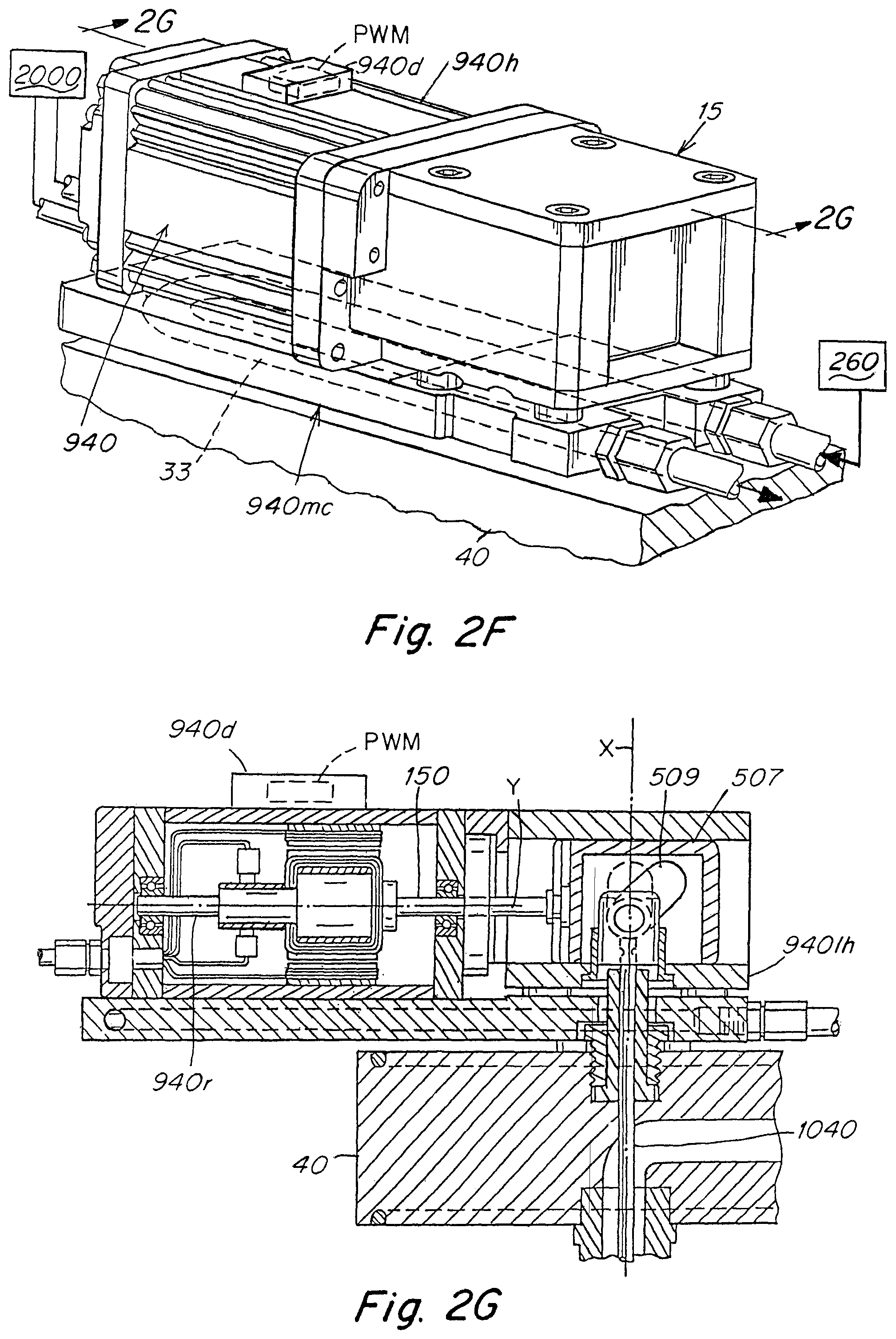 Patent US12318983 Figure 11 – Injection molding apparatus with cooled integrated actuator electronic drive