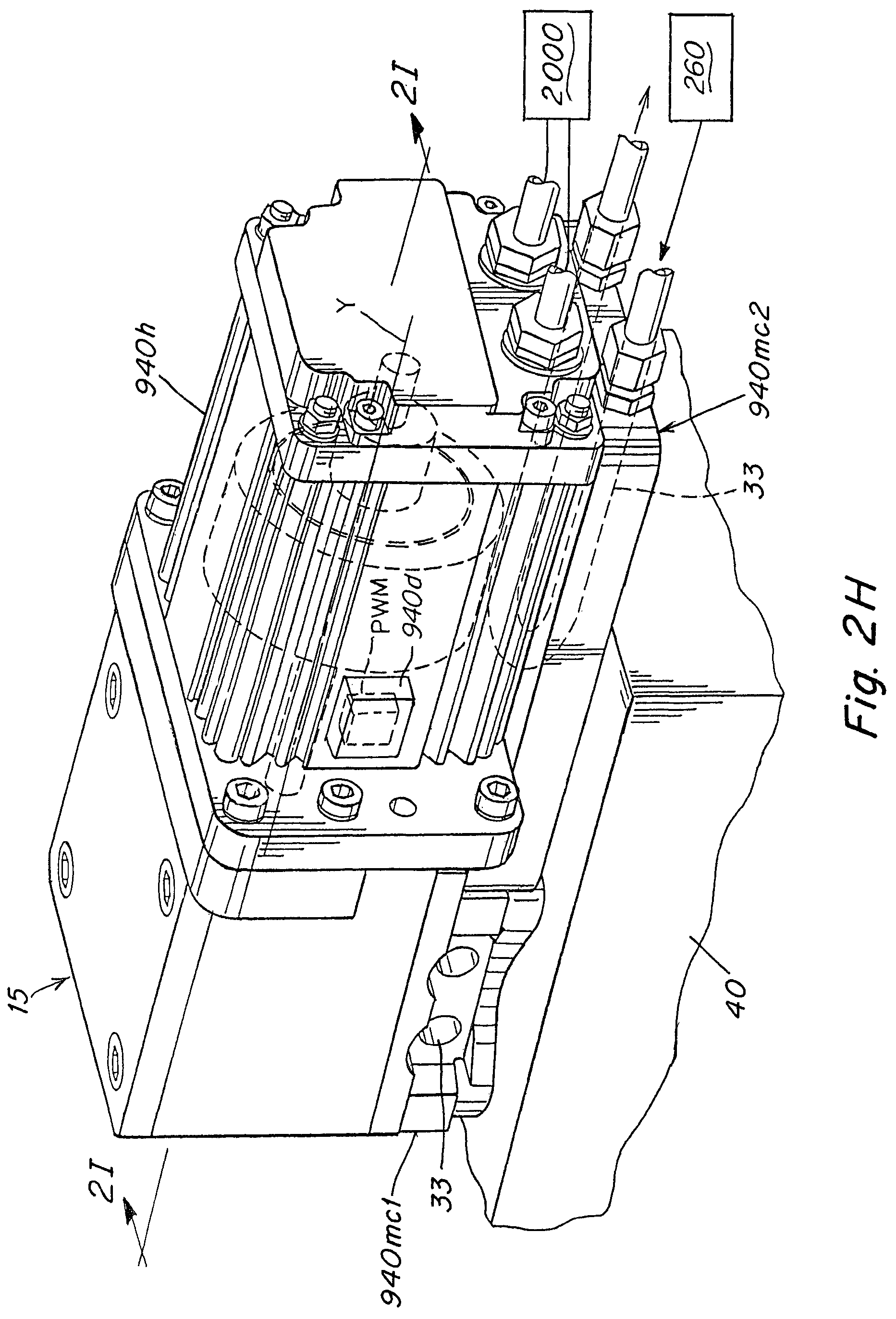 Patent US12318983 Figure 12 – Injection molding apparatus with cooled integrated actuator electronic drive