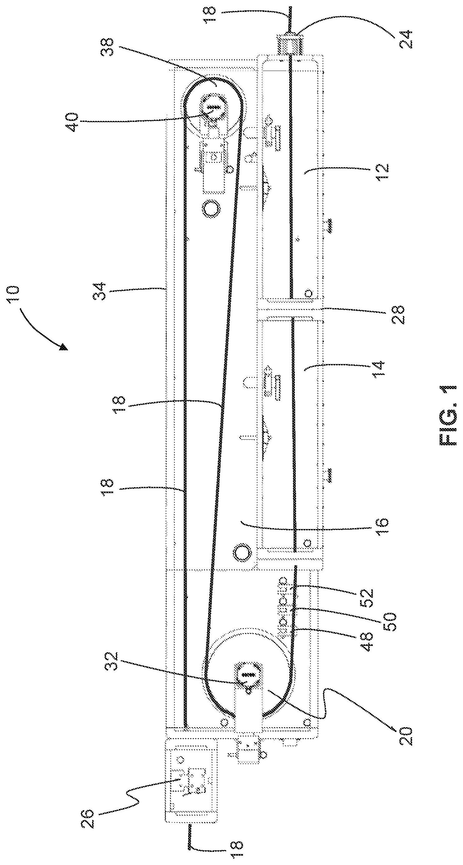 Patent US12318988 Figure 1 – Multi pass extrudate cooling tank and method