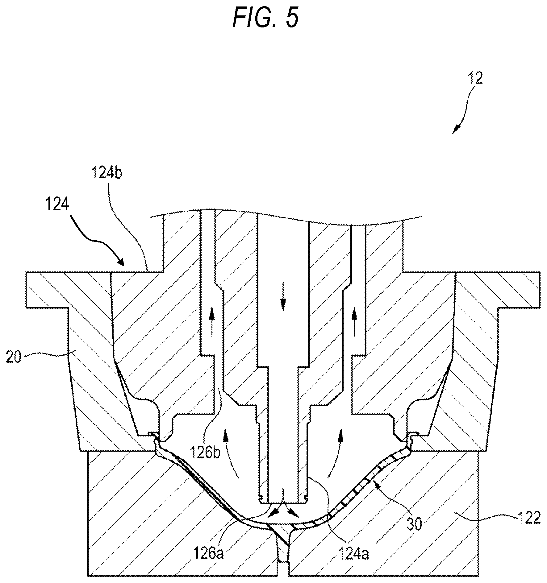 Patent US12318989 Figure 5 – Method for manufacturing resin wide-mouthed container, manufacturing device, and resin wide-mouthed container
