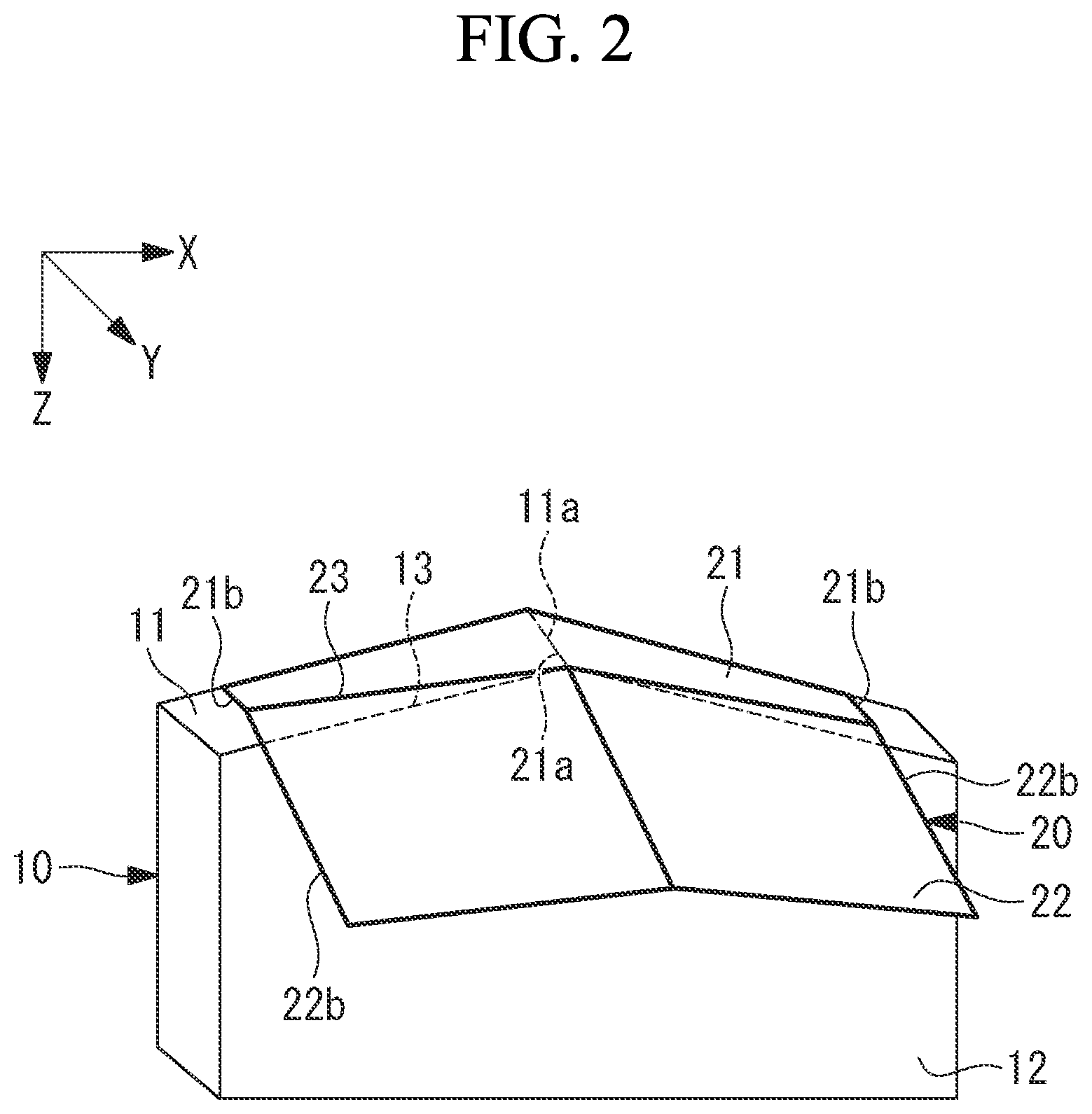Patent US12318992 Figure 2 – Laminated body and forming method